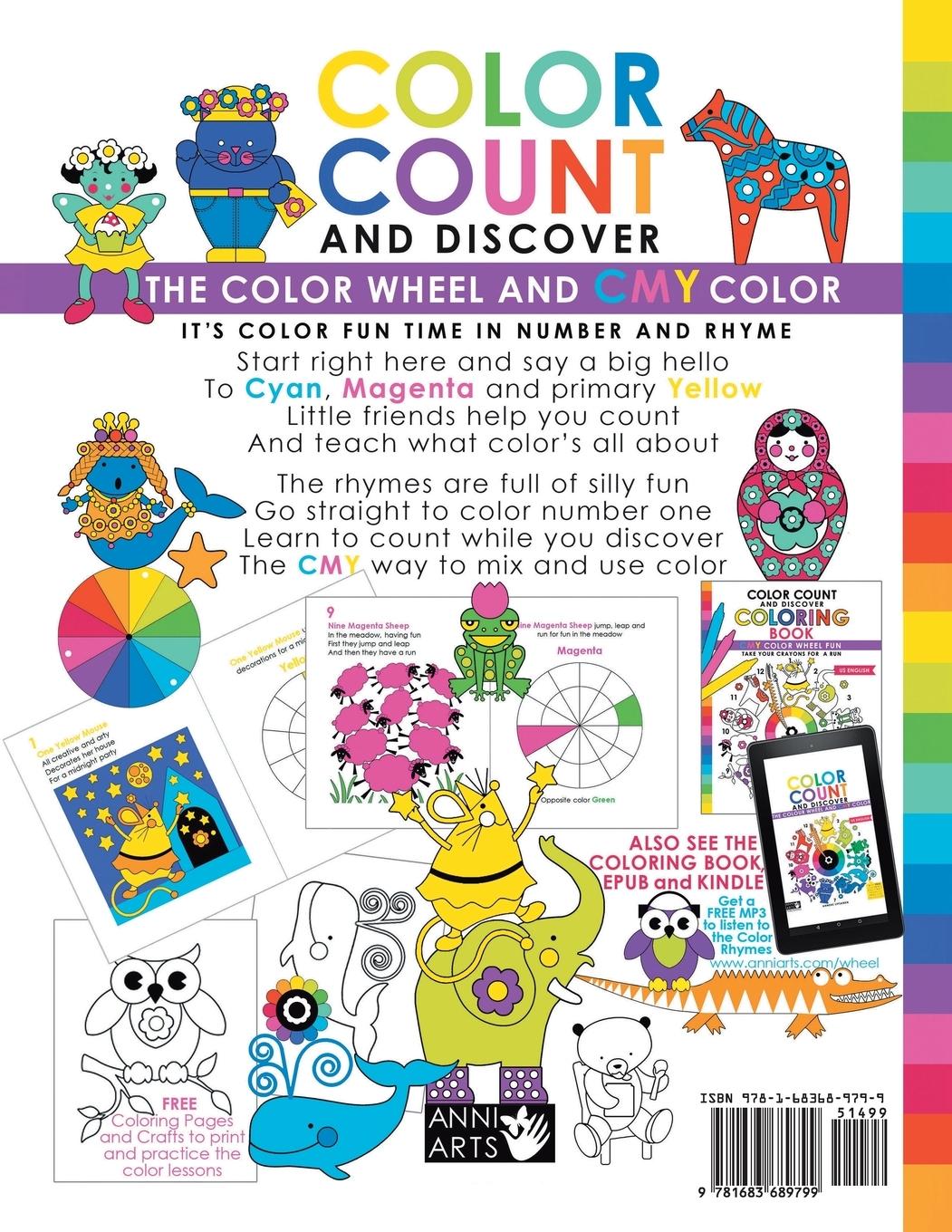 Rückseitencover Color Count and Discover