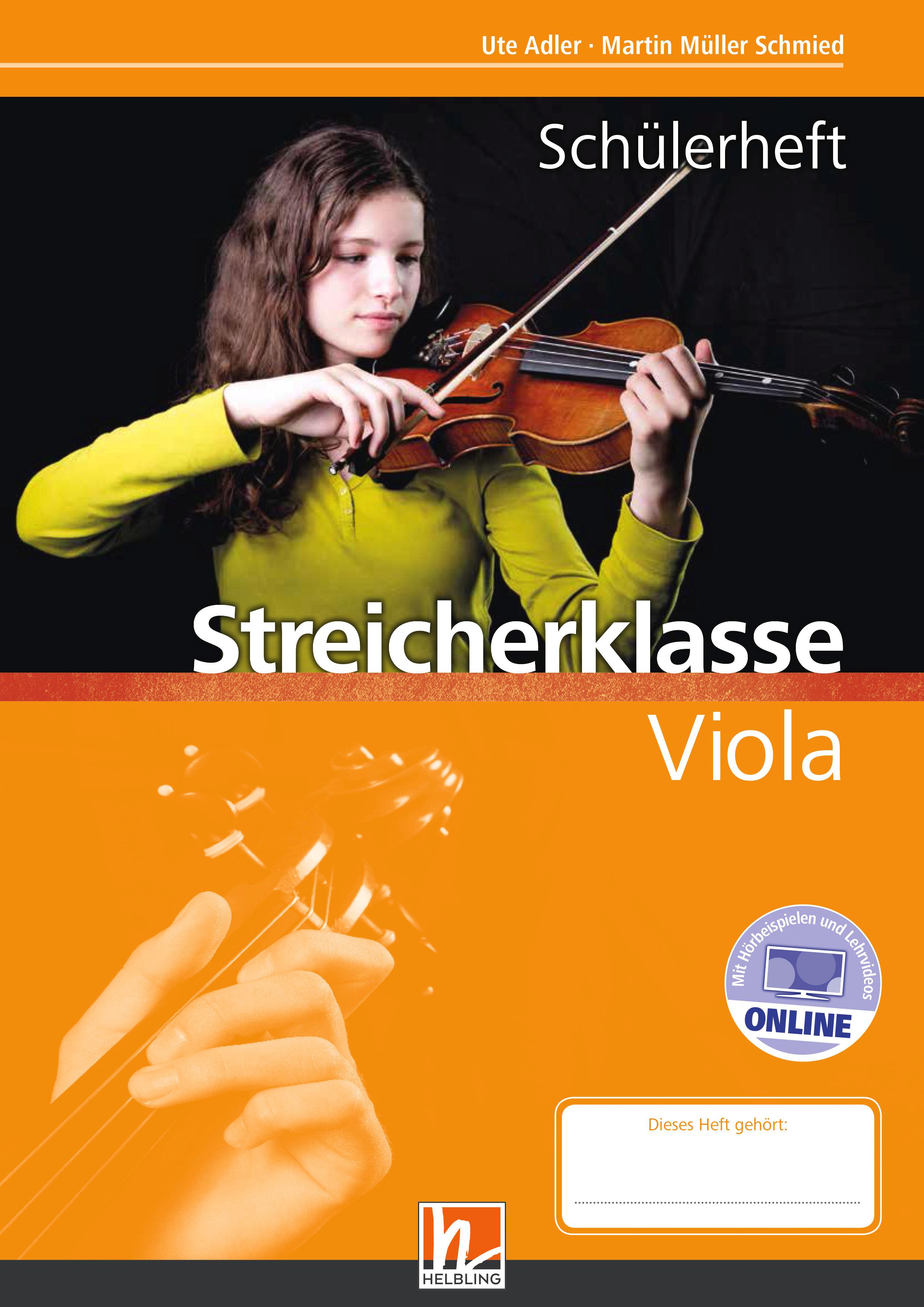 Vorderes Coverbild Leitfaden Streicherklasse. Schülerheft - Viola