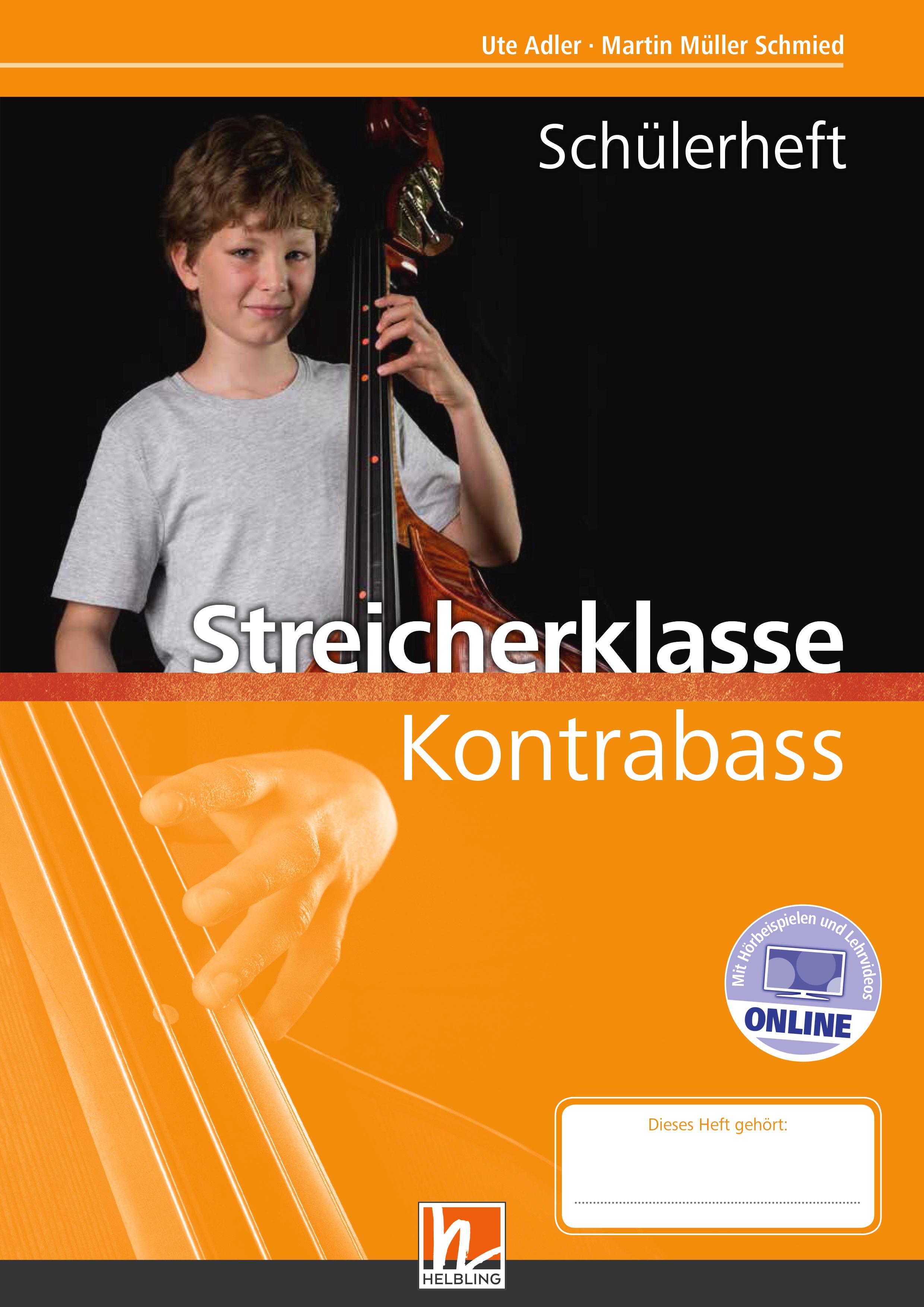 Vorderes Coverbild Leitfaden Streicherklasse. Schülerheft - Kontrabass