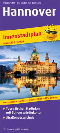 Vorderes Coverbild Hannover. Innenstadtplan 1:18 000