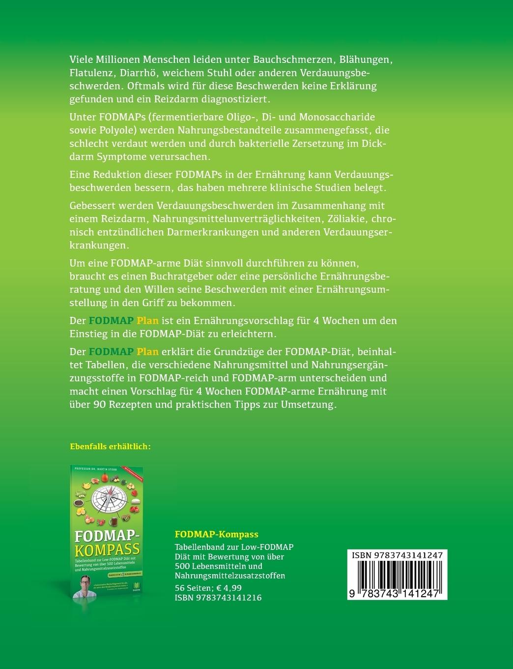 Rückseitencover Der FODMAP Plan - Unbeschwert essen mit der FODMAP Diät
