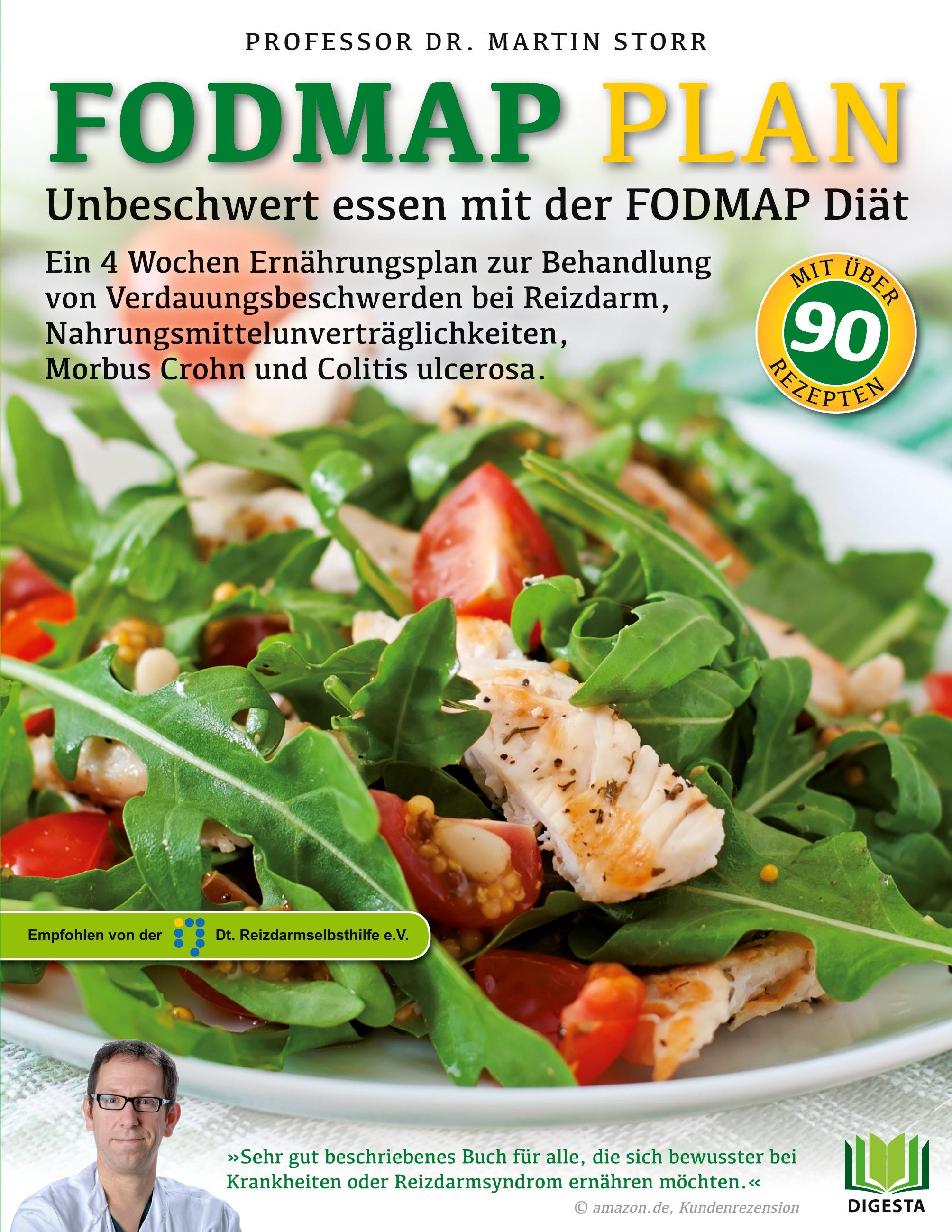 Vorderes Coverbild Der FODMAP Plan - Unbeschwert essen mit der FODMAP Diät