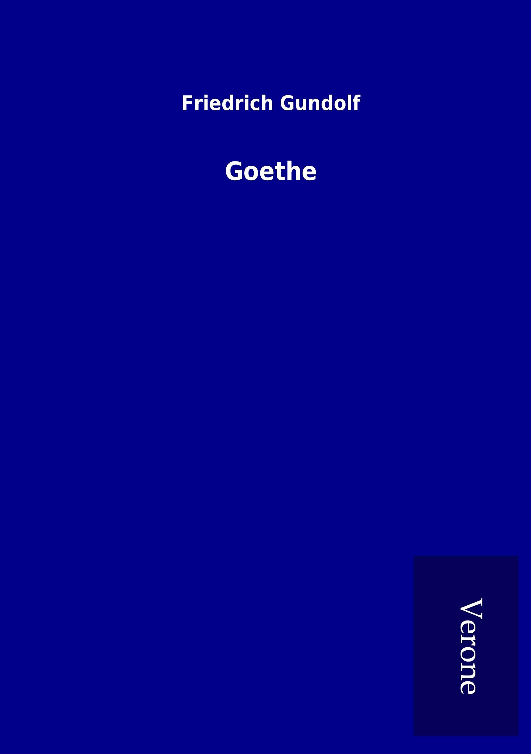 Vorderes Coverbild Goethe