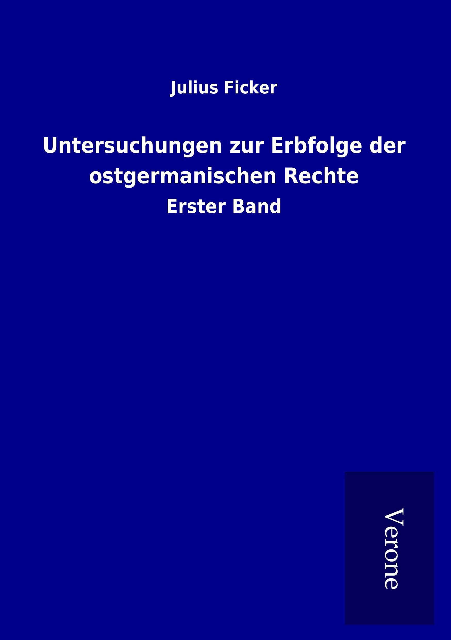 Vorderes Coverbild Untersuchungen zur Erbfolge der ostgermanischen Rechte