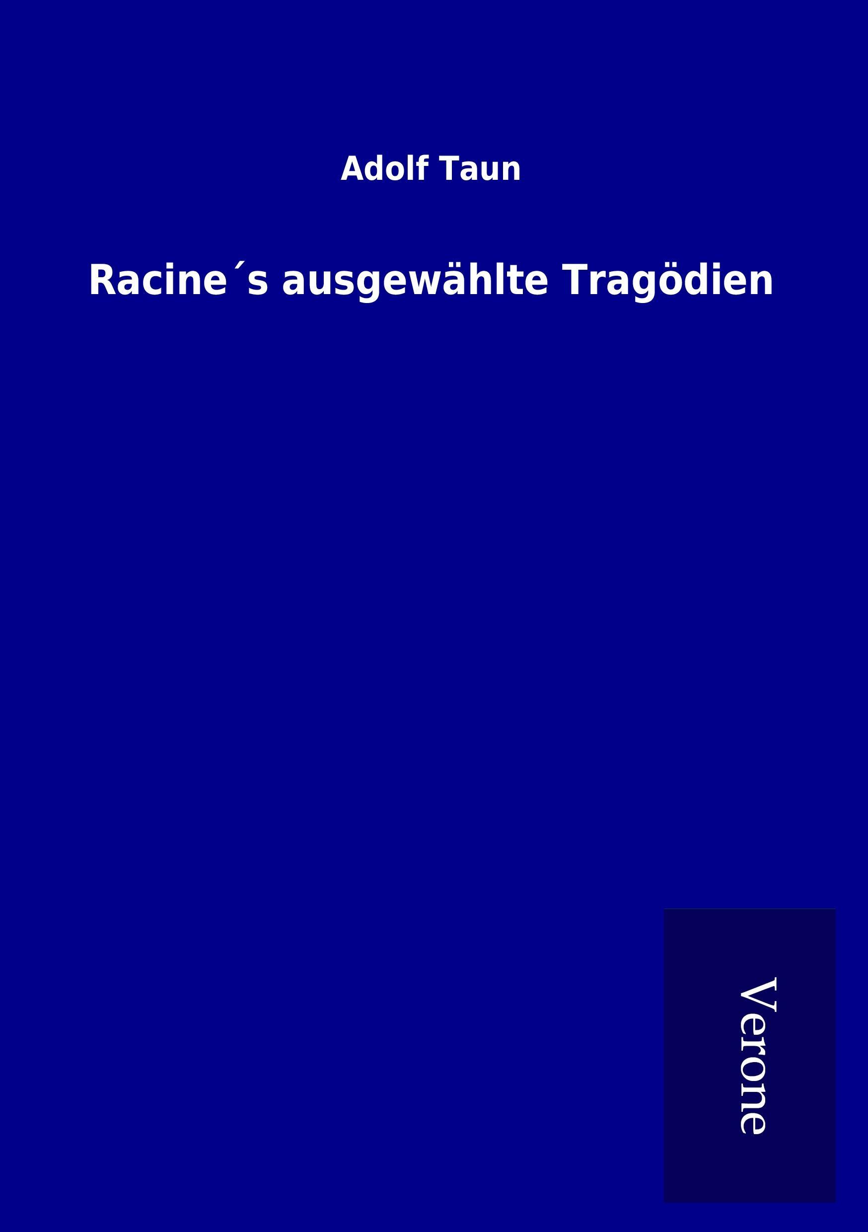 Vorderes Coverbild Racine´s ausgewählte Tragödien
