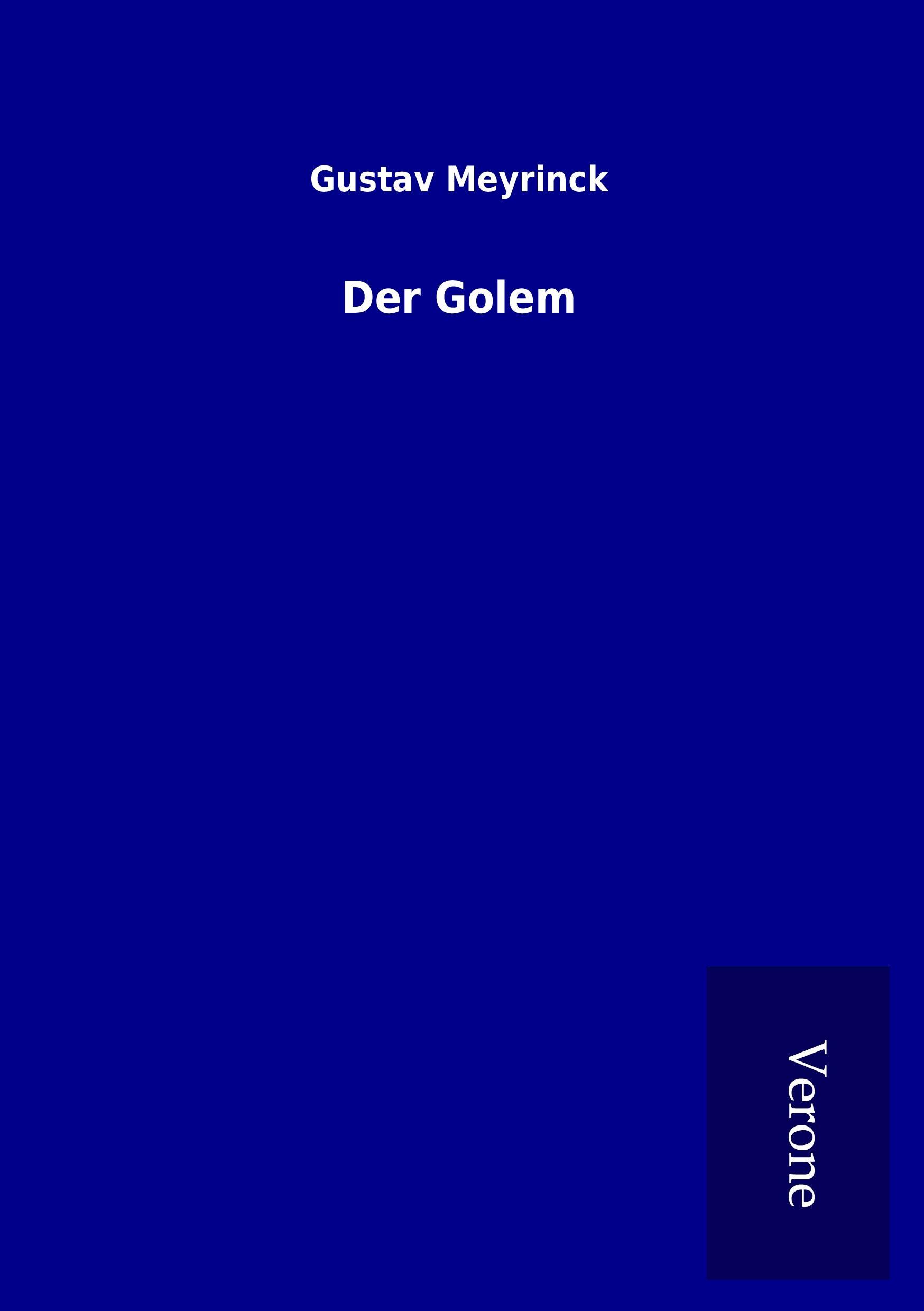Vorderes Coverbild Der Golem