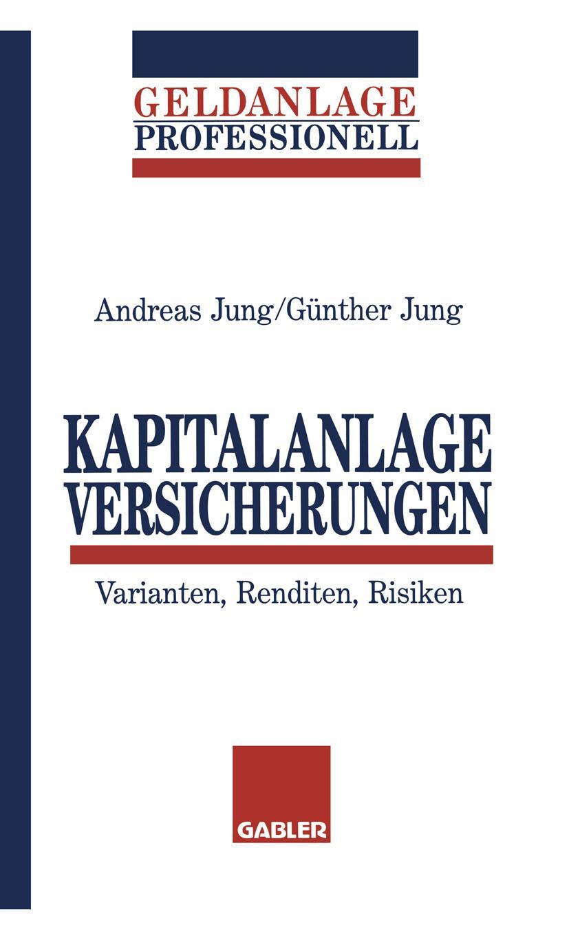 Vorderes Coverbild Kapitalanlage Versicherungen