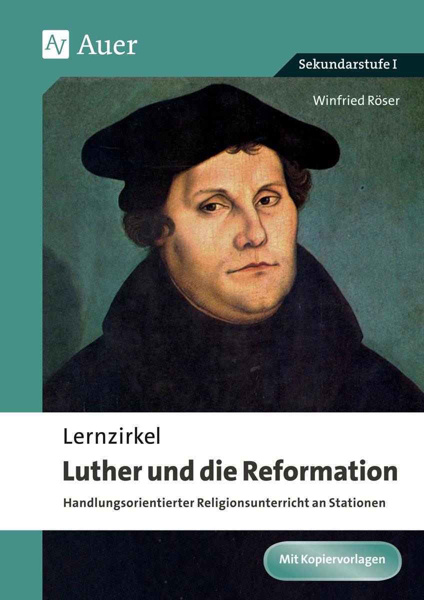 Vorderes Coverbild Lernzirkel Luther und die Reformation