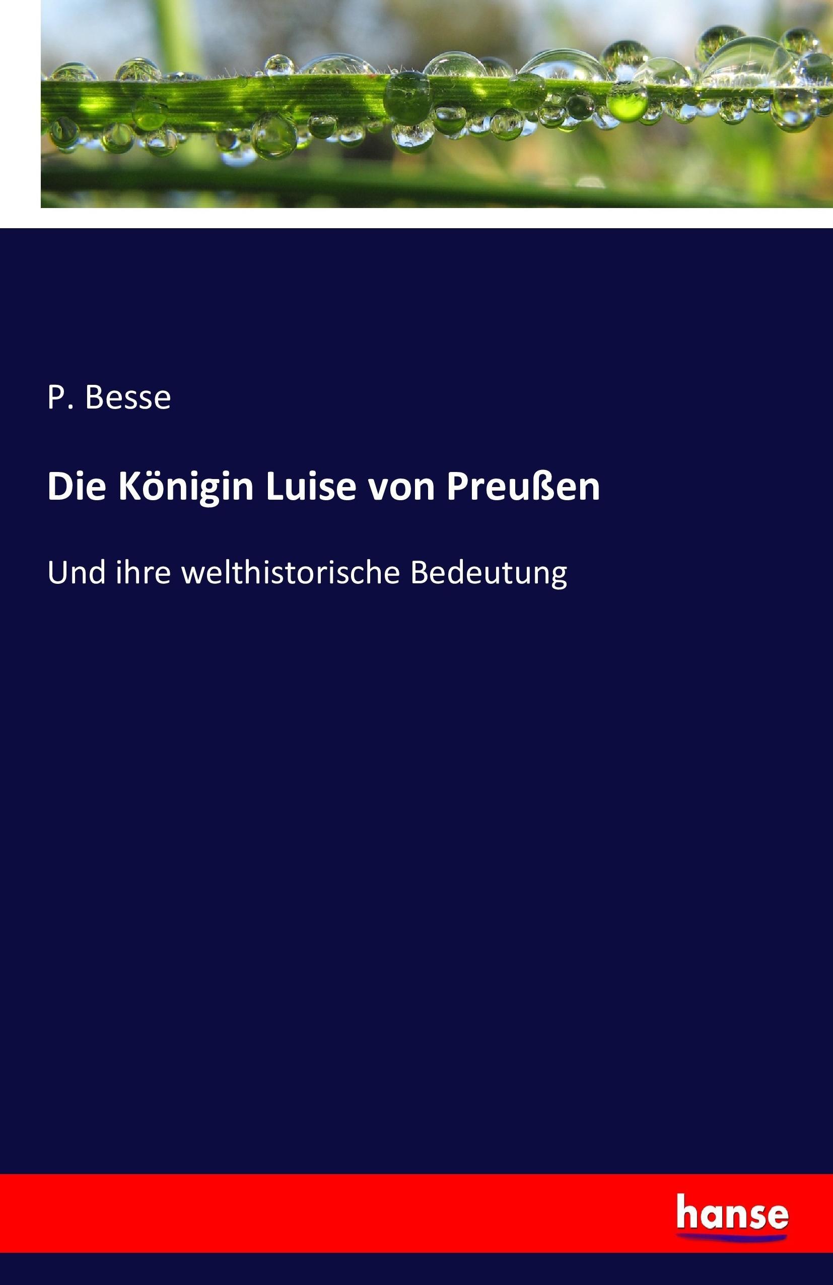 Vorderes Coverbild Die Königin Luise von Preußen