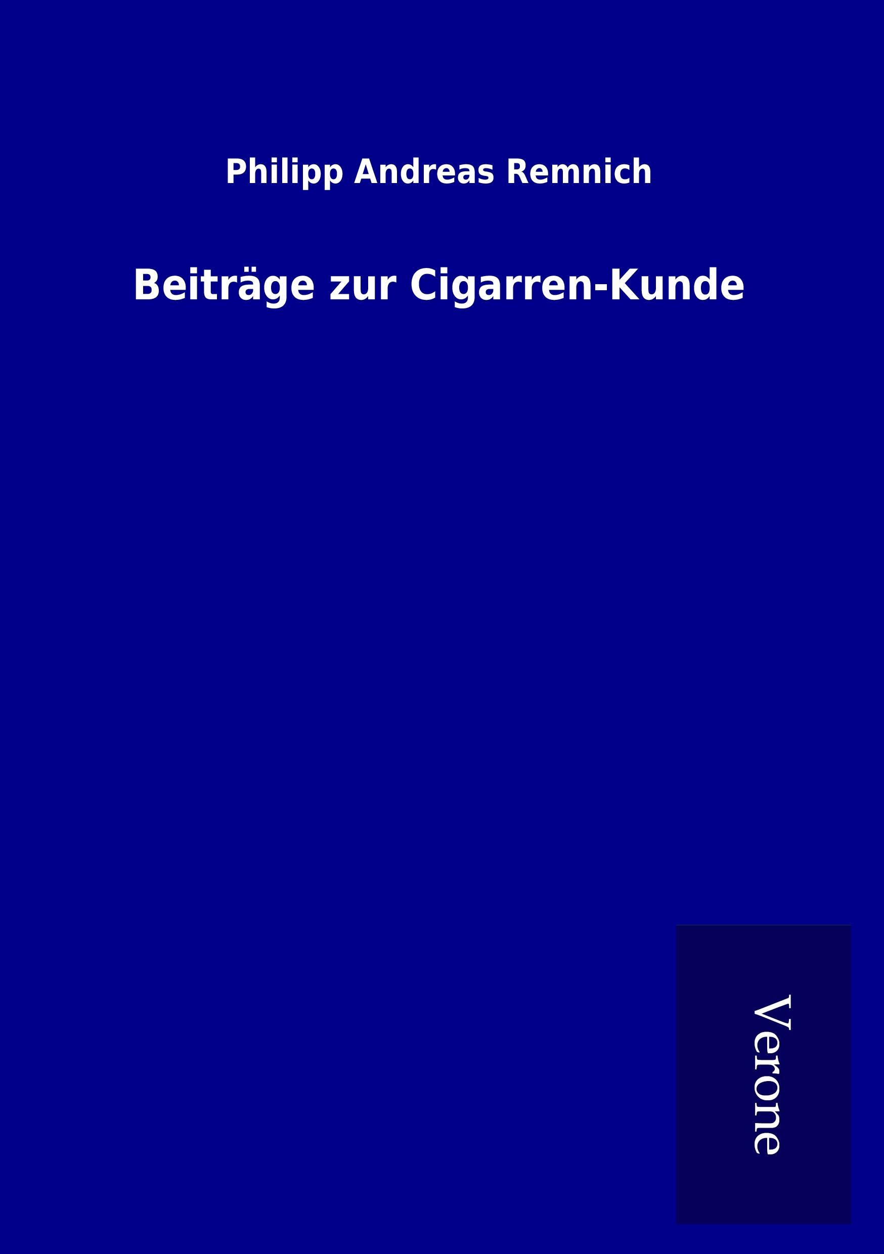 Vorderes Coverbild Beiträge zur Cigarren-Kunde