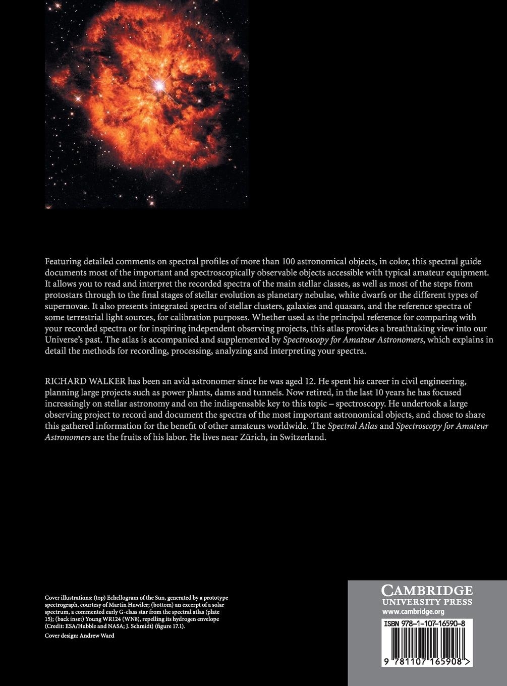 Rückseitencover Spectral Atlas for Amateur Astronomers