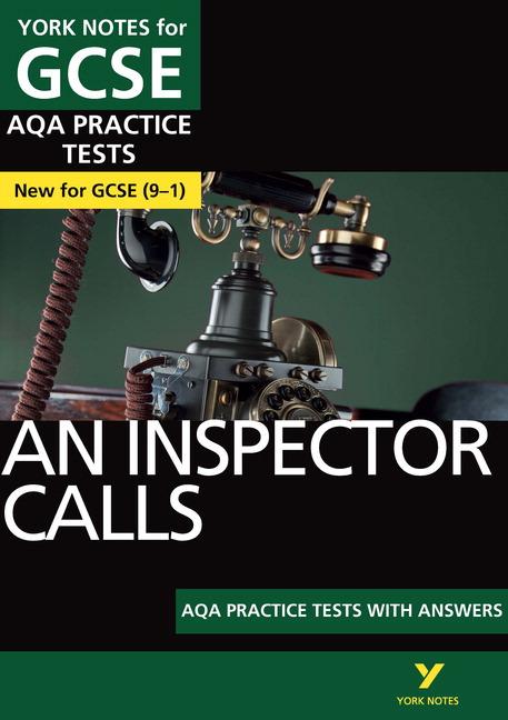 Vorderes Coverbild An Inspector Calls AQA Practice Tests with answers York Notes - for 2026, 2027 exams