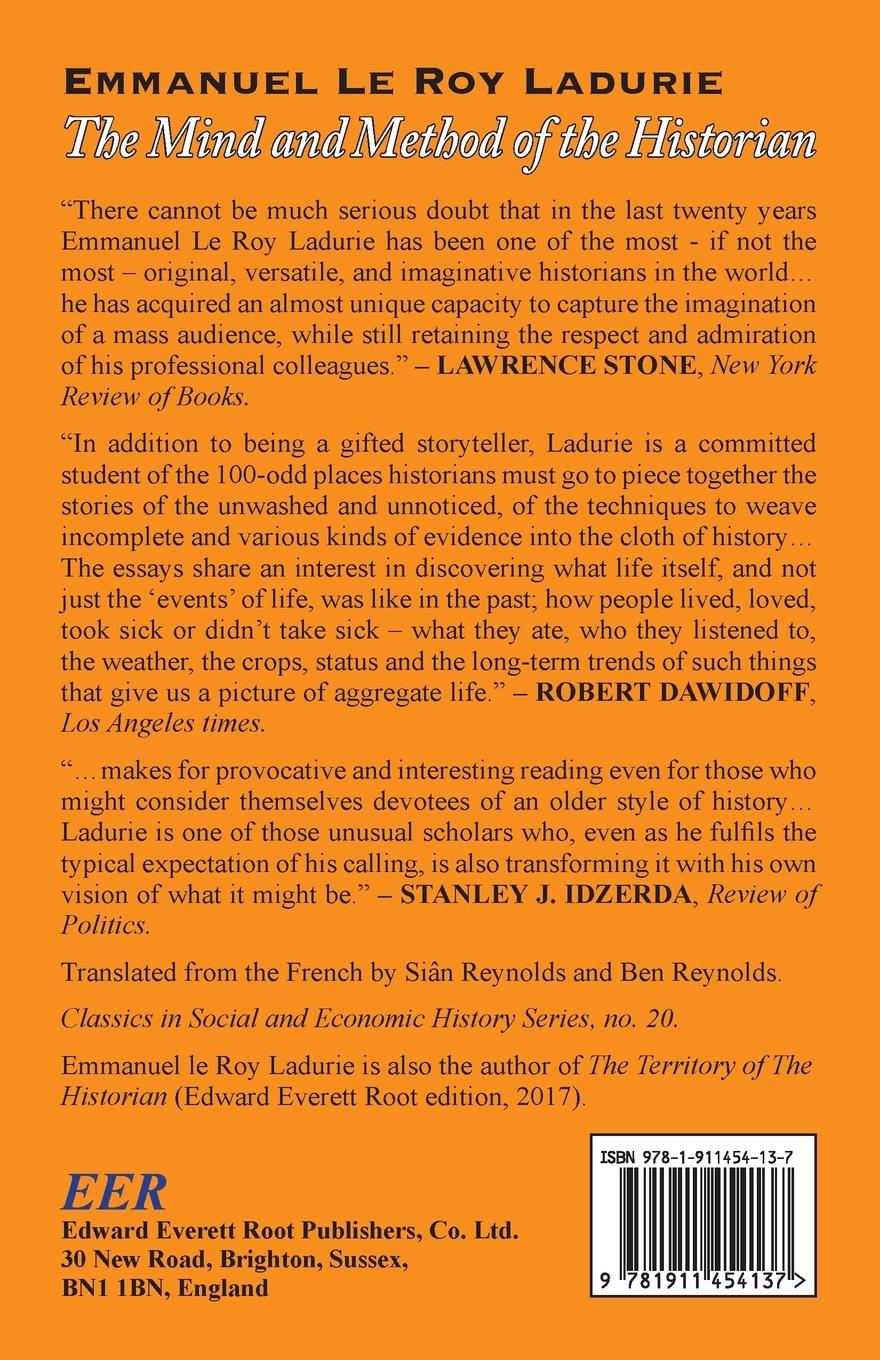 Rückseitencover The Mind and Method of the Historian