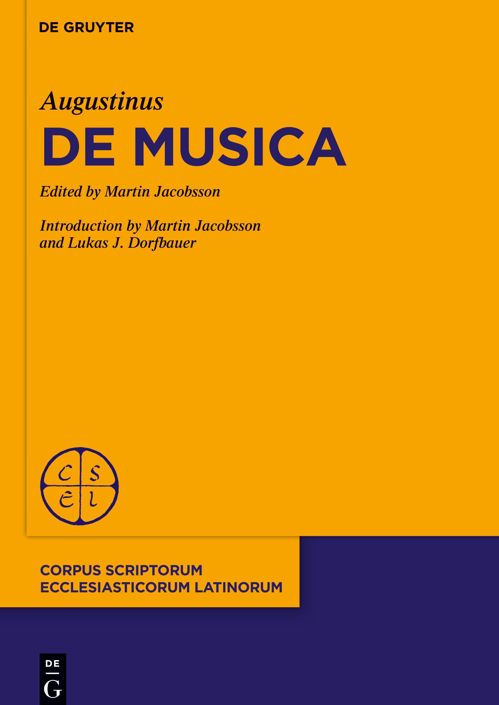 Vorderes Coverbild De Musica