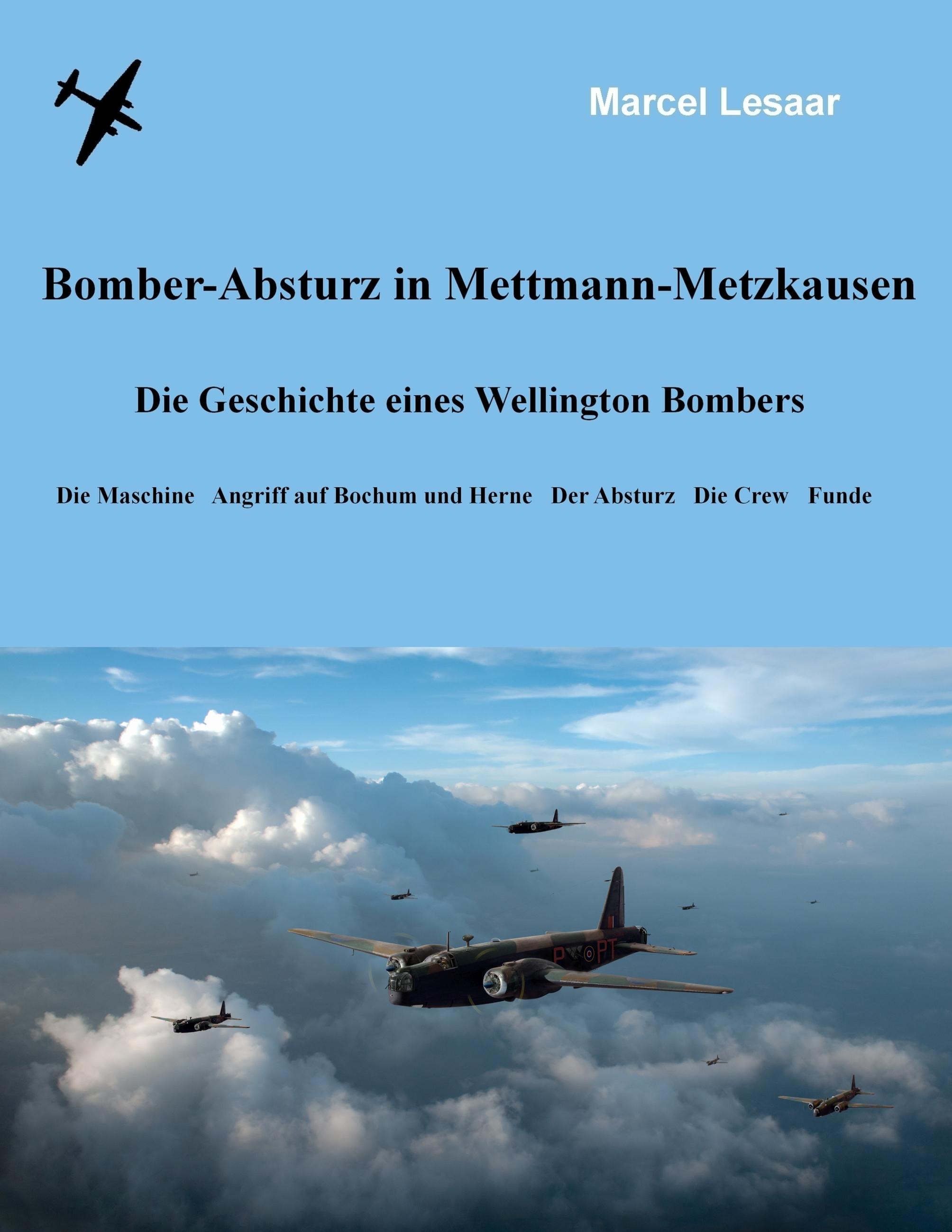 Vorderes Coverbild Bomber-Absturz in Mettmann-Metzkausen