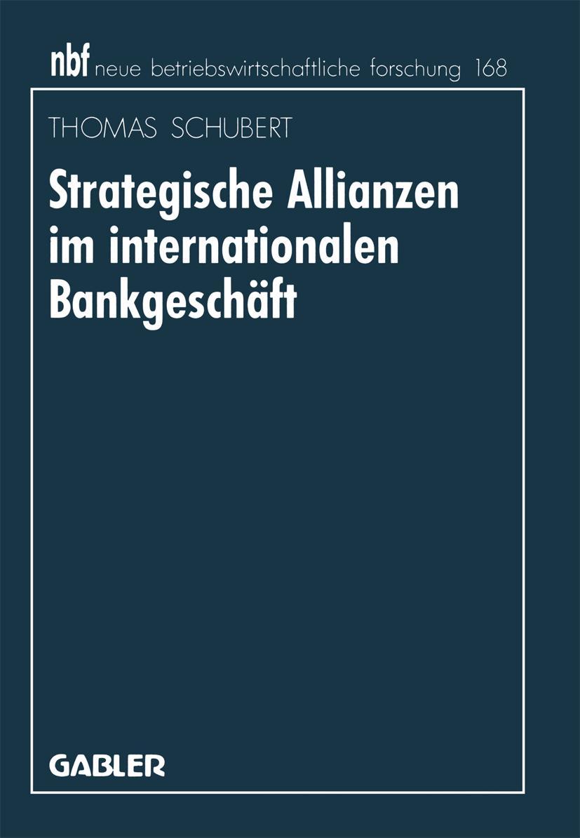 Vorderes Coverbild Strategische Allianzen im internationalen Bankgeschäft