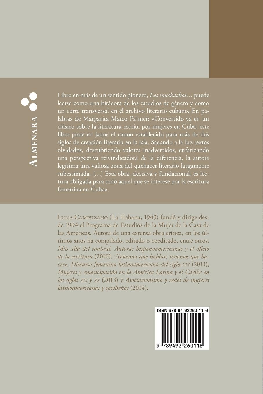 Rückseitencover Las muchachas de La Habana no tienen temor de dios. Escritoras cubanas del siglo XVIII al XXI