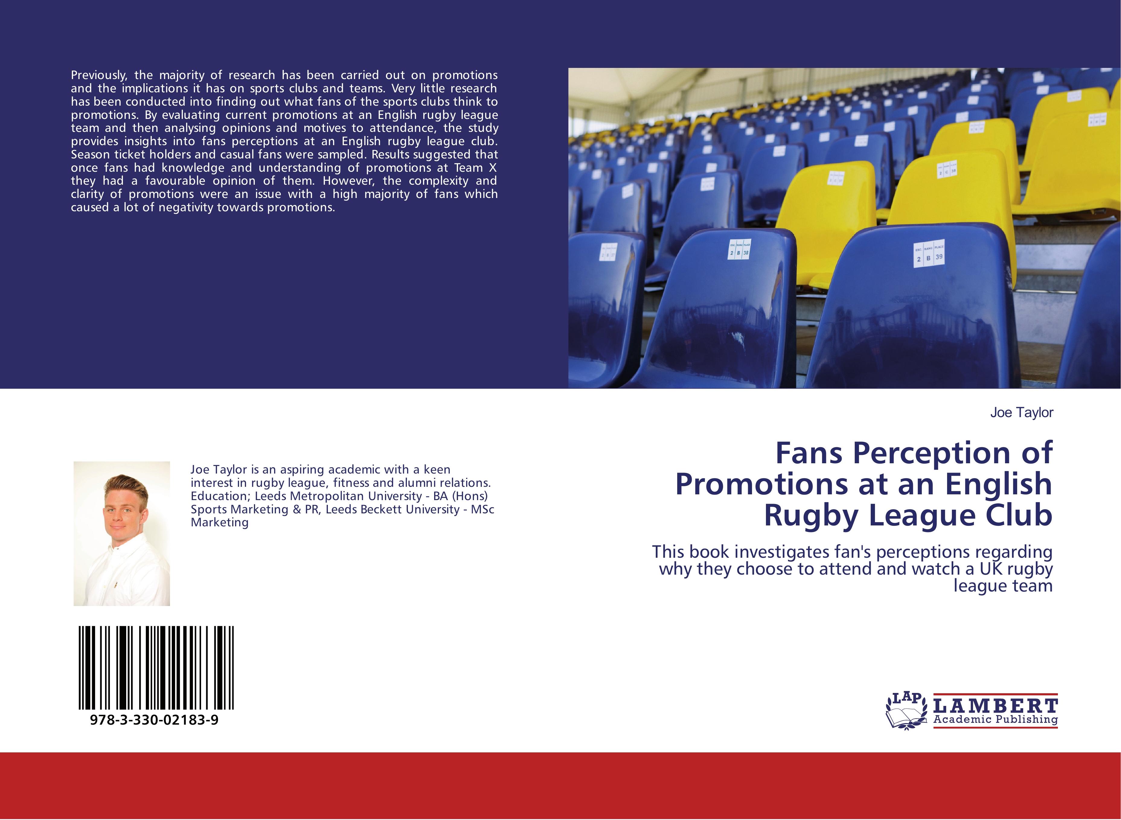Vorderes Coverbild Fans Perception of Promotions at an English Rugby League Club