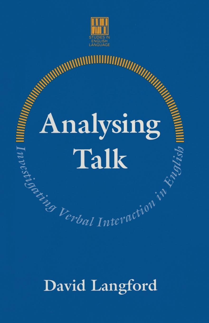 Vorderes Coverbild Analysing Talk