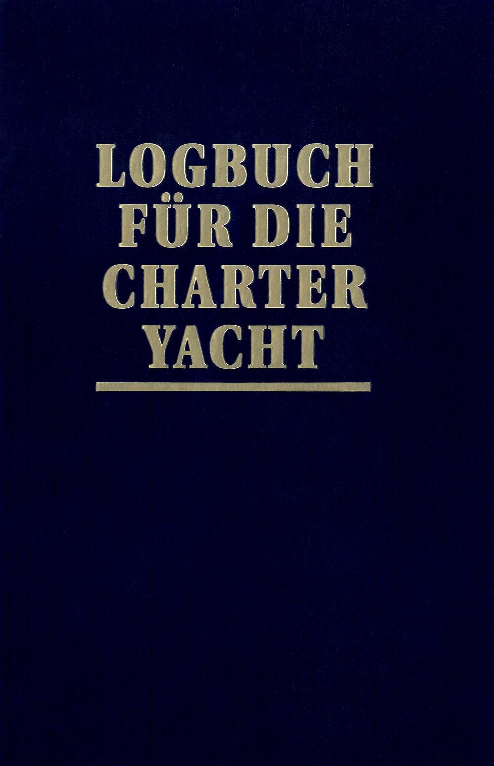 Vorderes Coverbild Logbuch für die Charter-Yacht