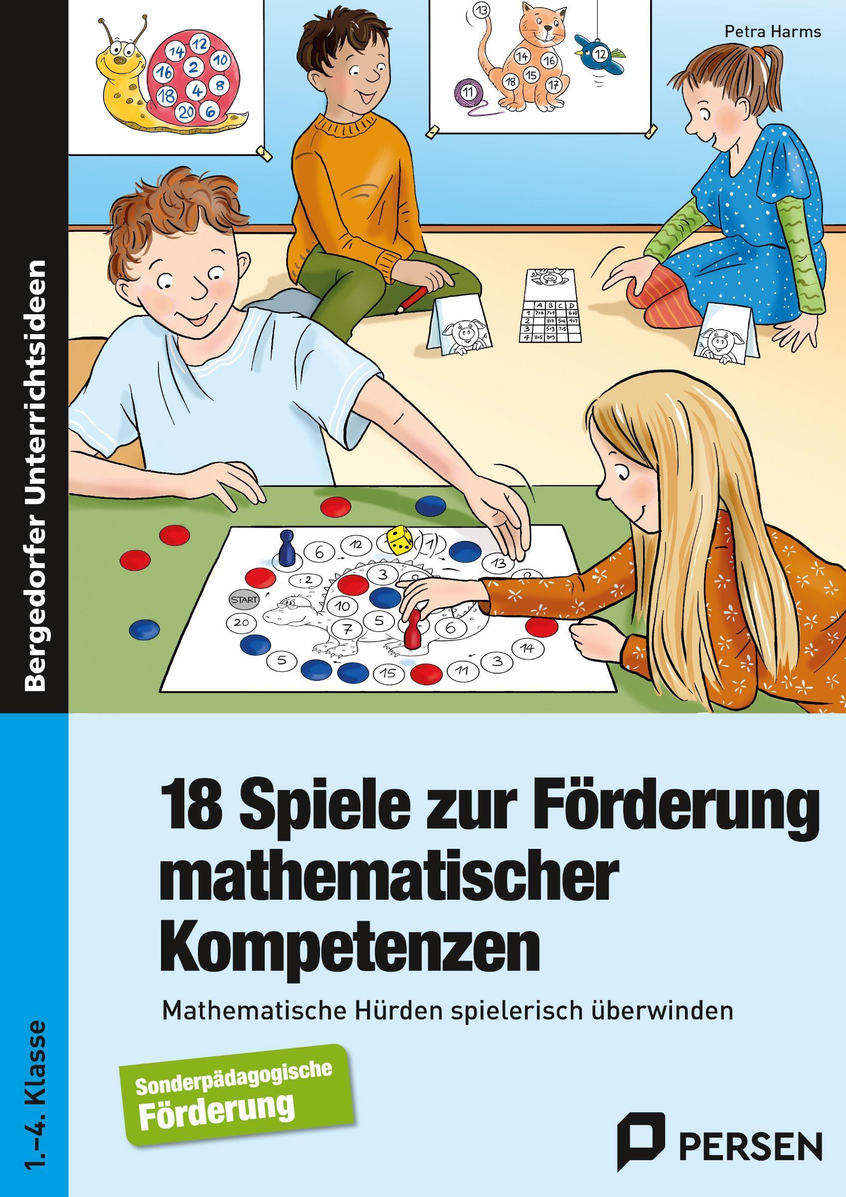 Vorderes Coverbild 18 Spiele zur Förderung mathematischer Kompetenzen