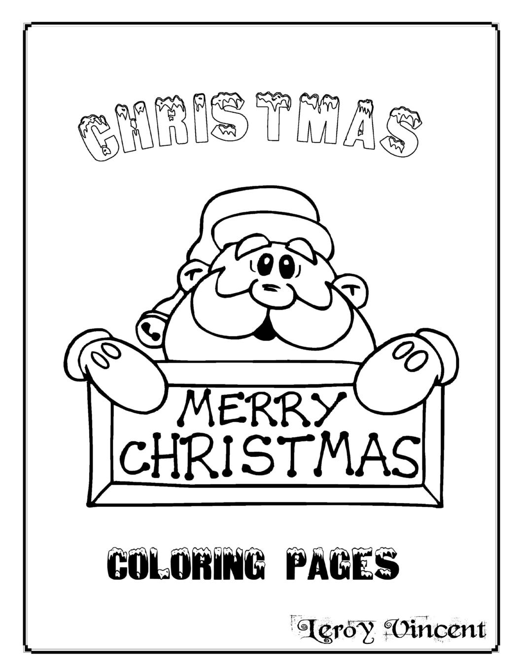 Vorderes Coverbild Christmas Coloring Pages