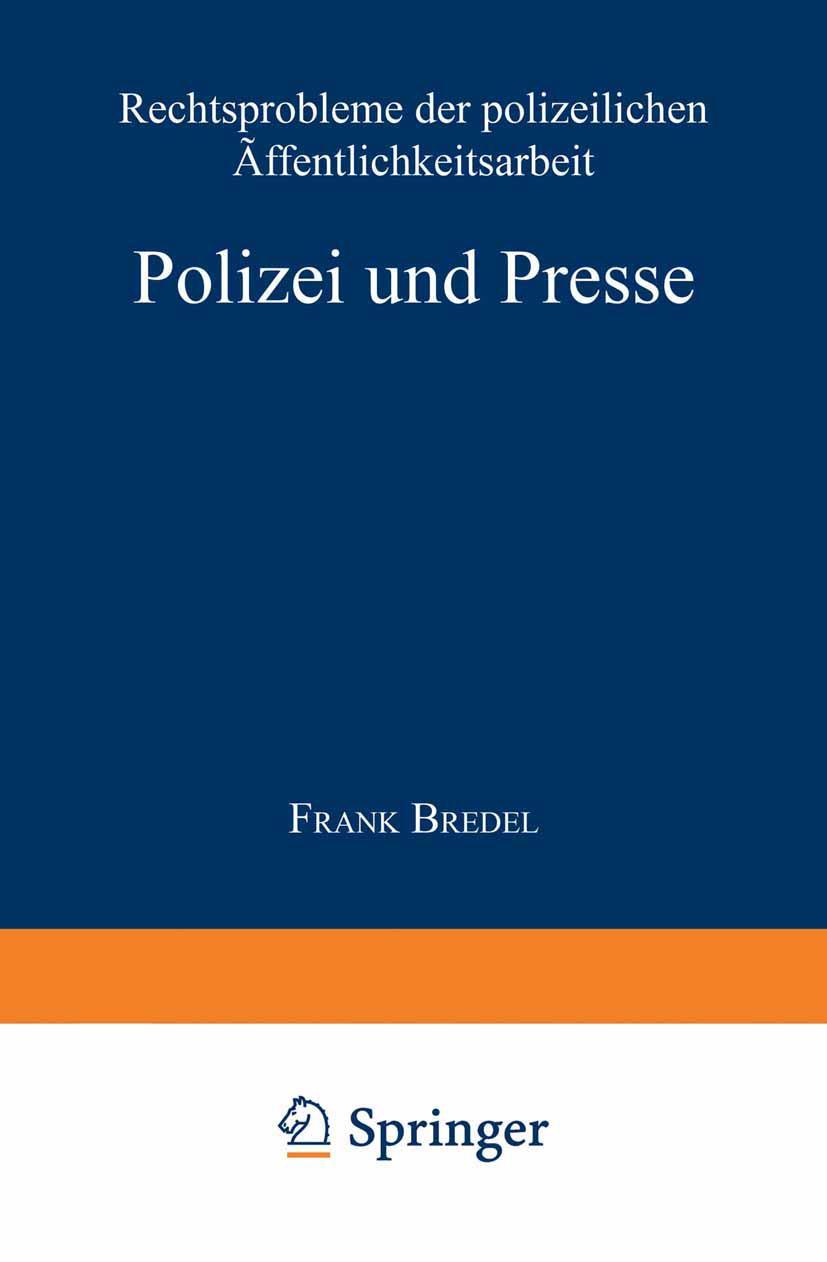 Vorderes Coverbild Polizei und Presse