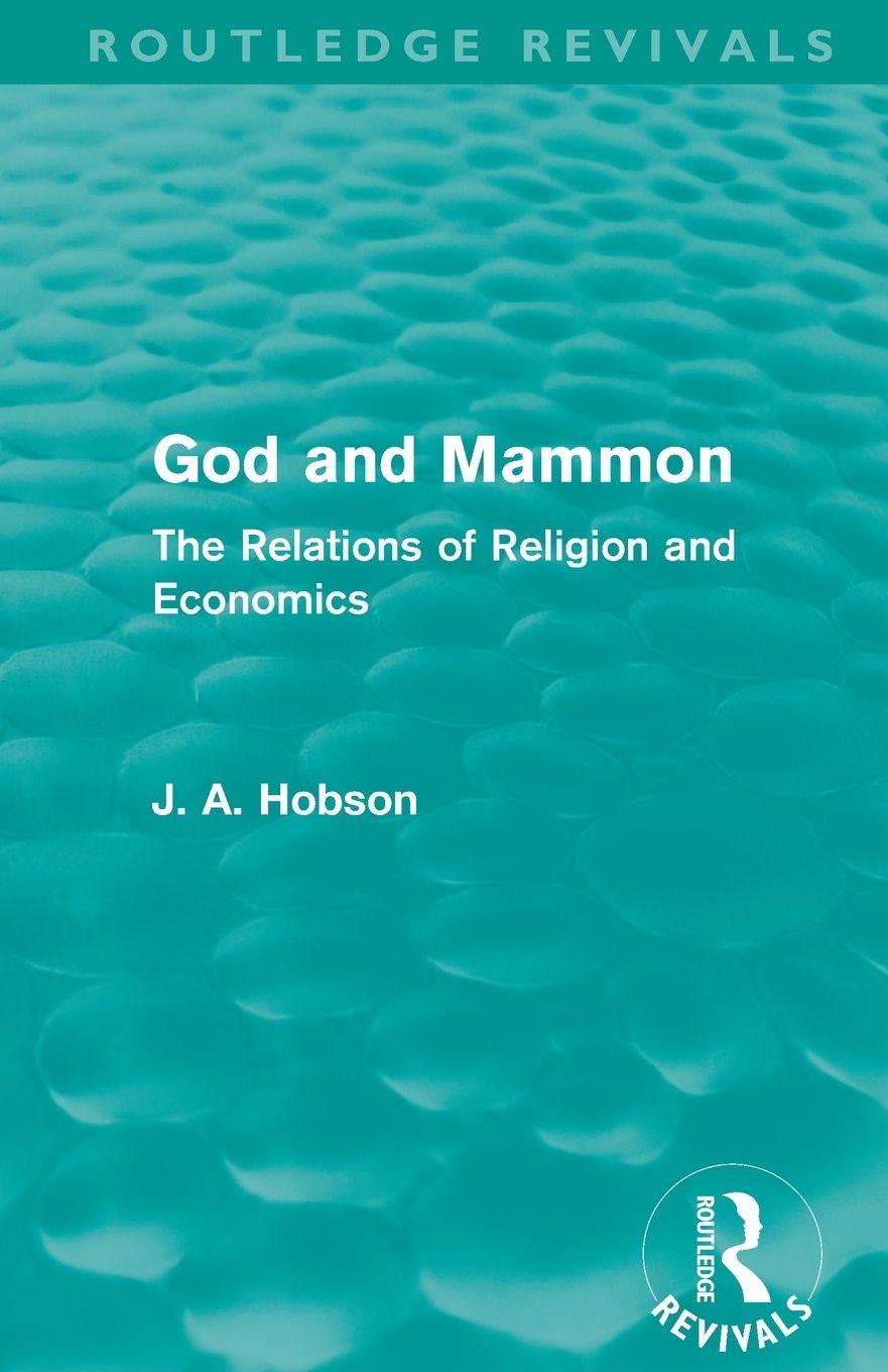 Vorderes Coverbild God and Mammon (Routledge Revivals)