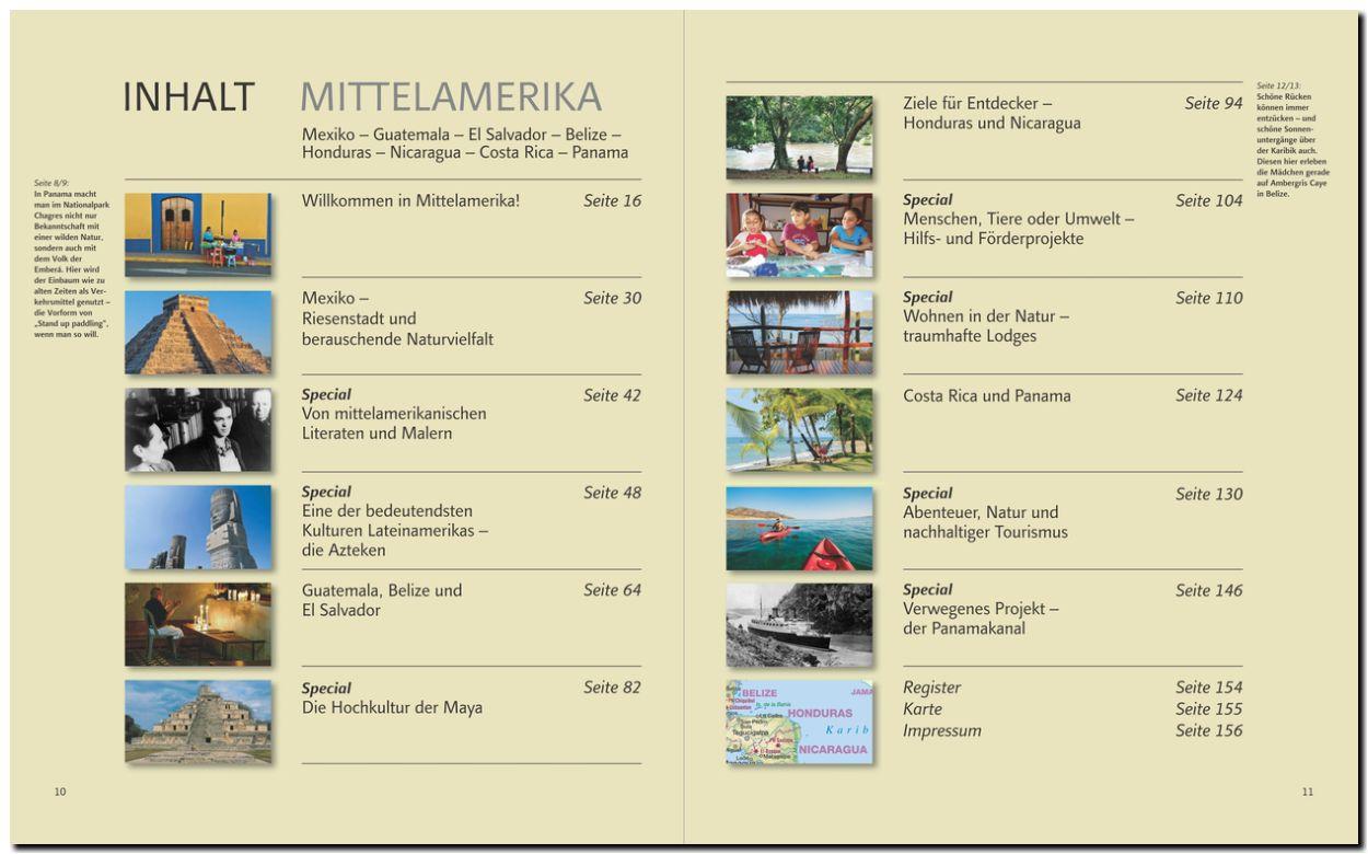 Beispielinhalt (Bild) Horizont MITTELAMERIKA - Mexiko - Guatemala - El Salvador - Belize - Honduras - Nicaragua - Costa Rica - Panama