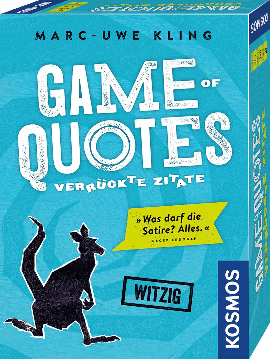 Vorderes Coverbild Game of Quotes - Verrückte Zitate