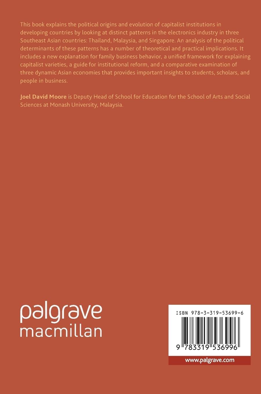 Rückseitencover Varieties of Capitalism in Southeast Asia