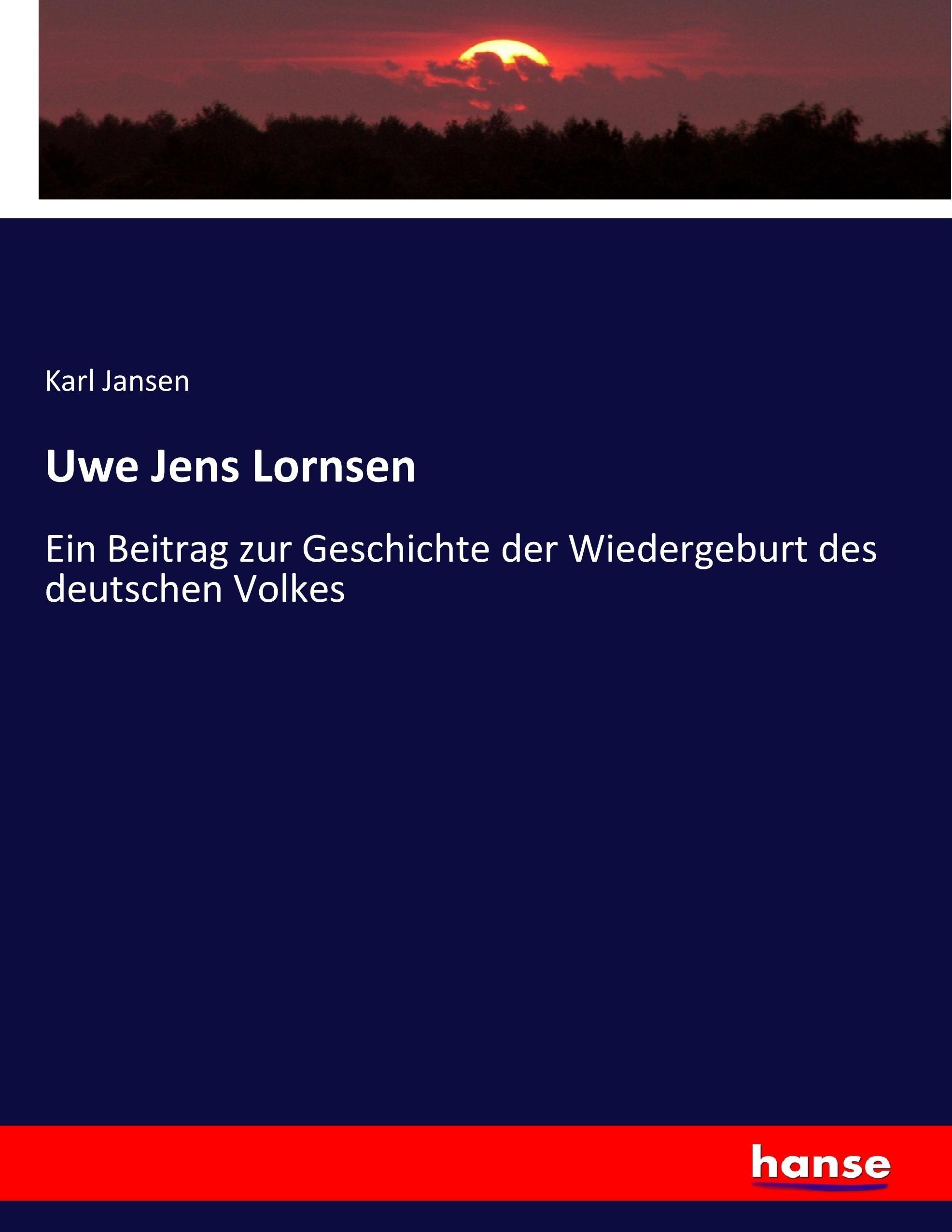 Vorderes Coverbild Uwe Jens Lornsen