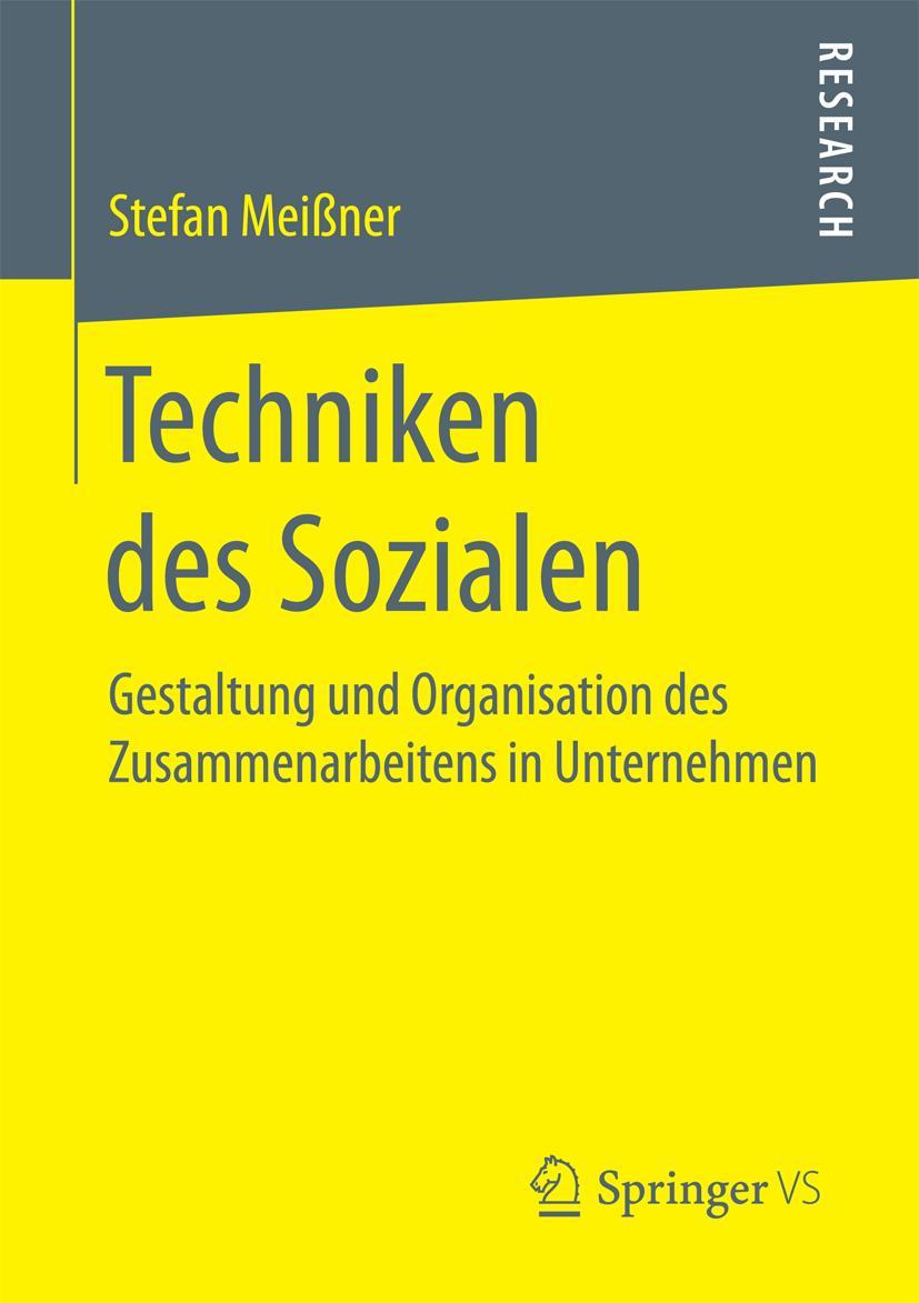Vorderes Coverbild Techniken des Sozialen