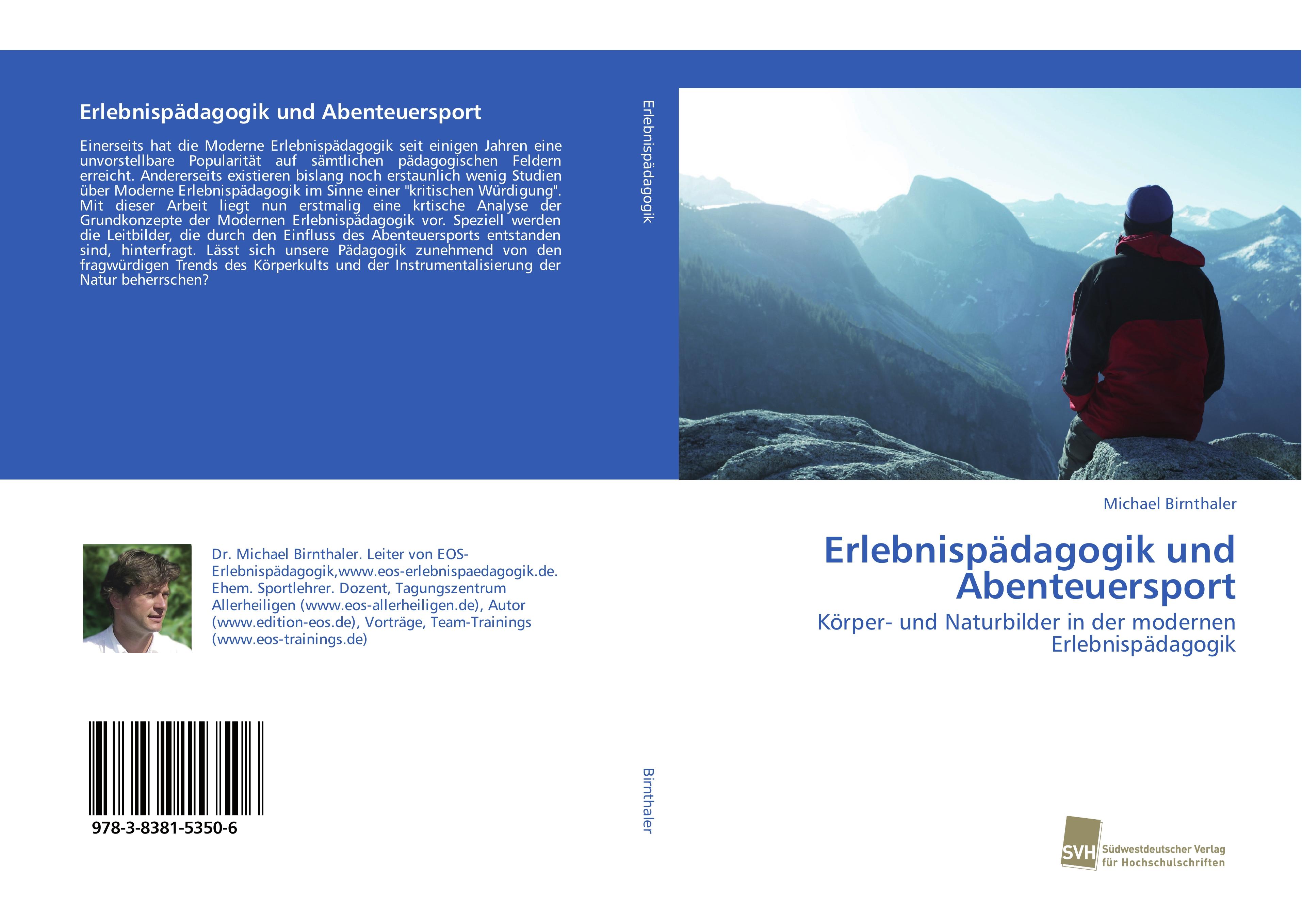 Vorderes Coverbild Erlebnispädagogik und Abenteuersport