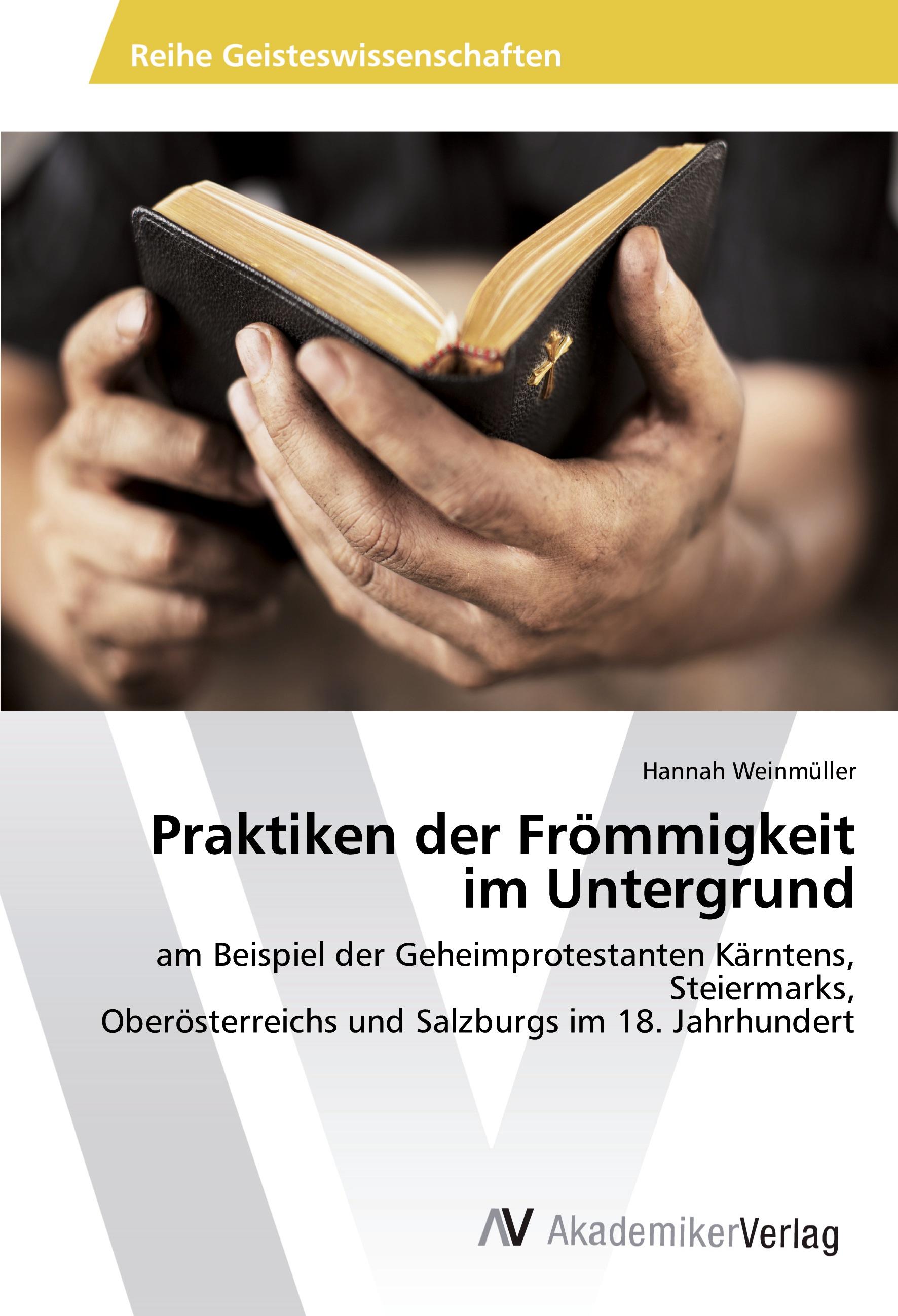 Vorderes Coverbild Praktiken der Frömmigkeit im Untergrund