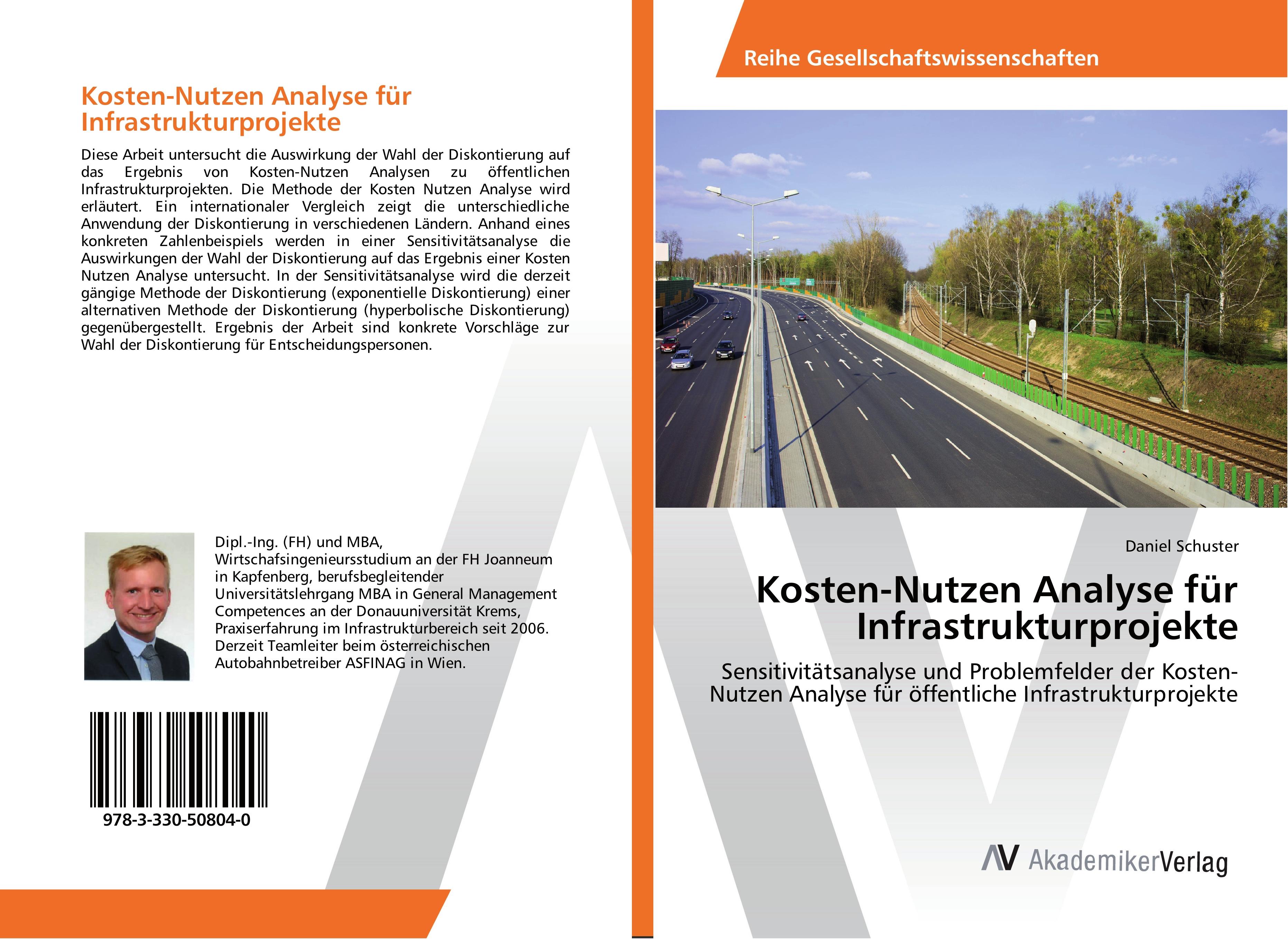 Vorderes Coverbild Kosten-Nutzen Analyse für Infrastrukturprojekte