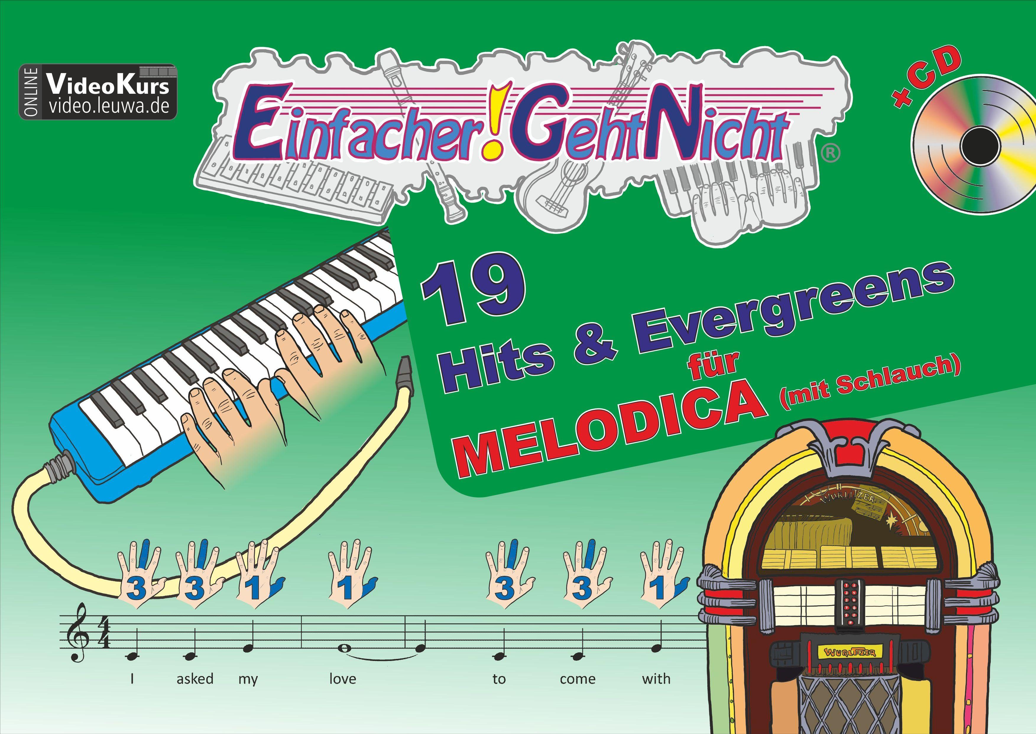 Vorderes Coverbild Einfacher!-Geht-Nicht: 19 Hits & Evergreens - für MELODICA (mit Schlauch) mit CD
