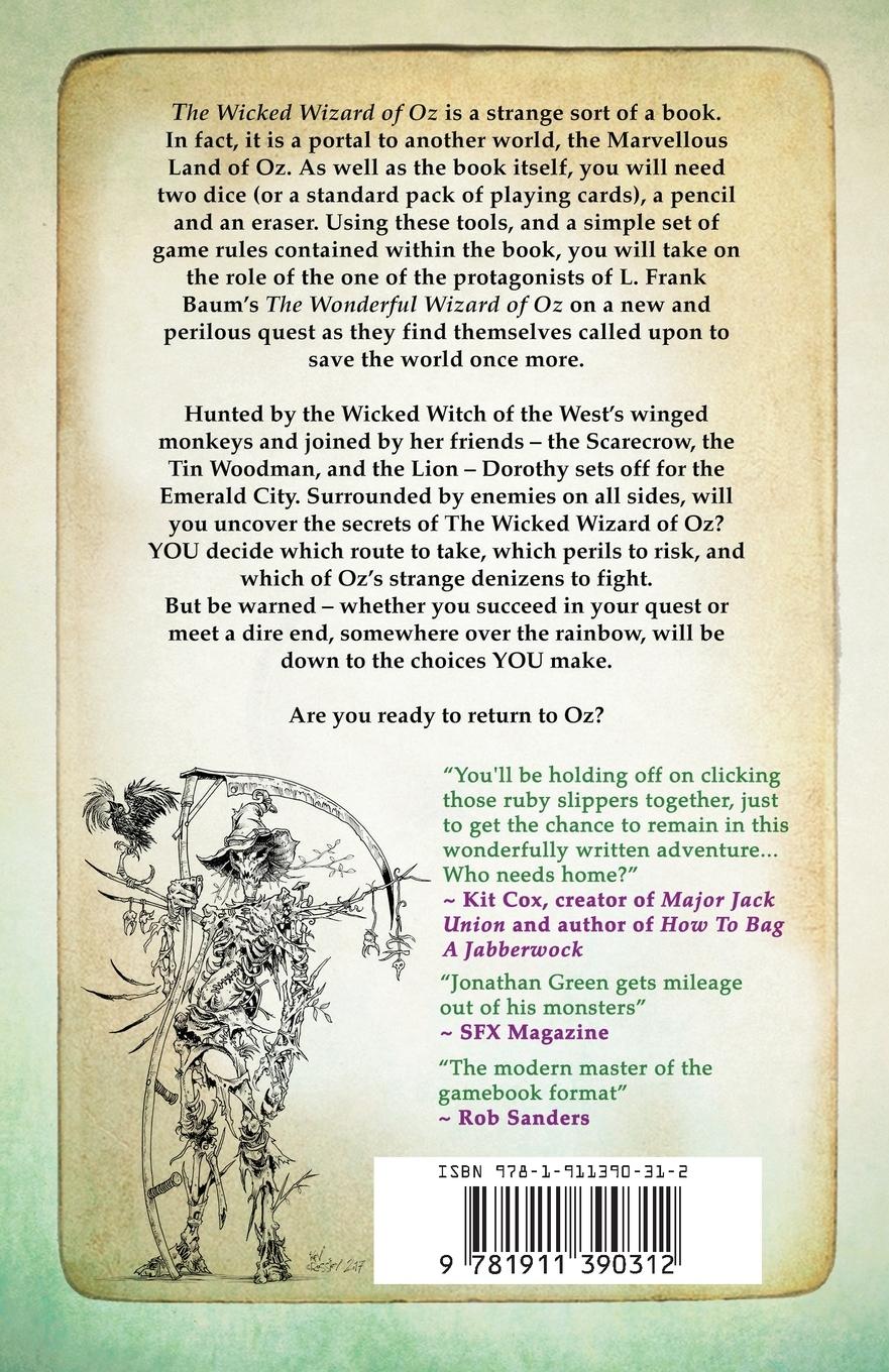 Rückseitencover The Wicked Wizard of Oz