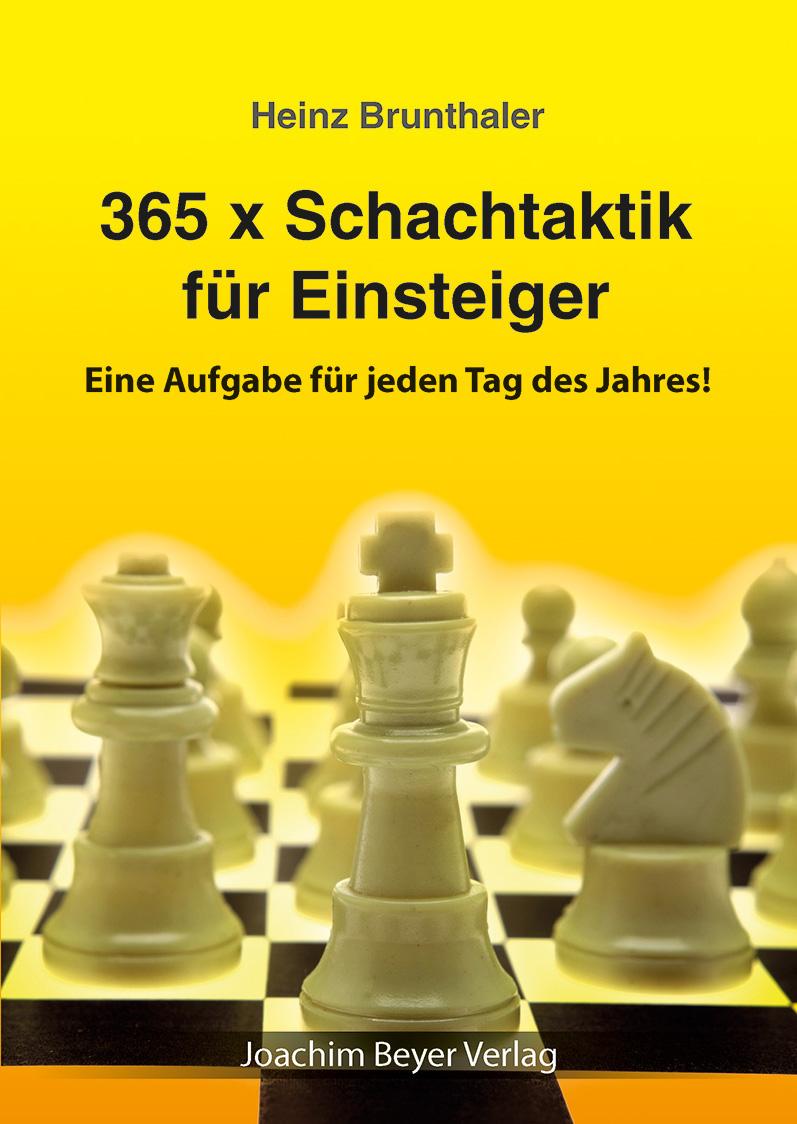 Vorderes Coverbild 365 x Schachtaktik für Einsteiger