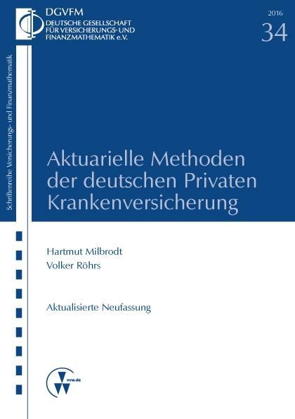 Vorderes Coverbild Aktuarielle Methoden der deutschen Privaten Krankenversicherung