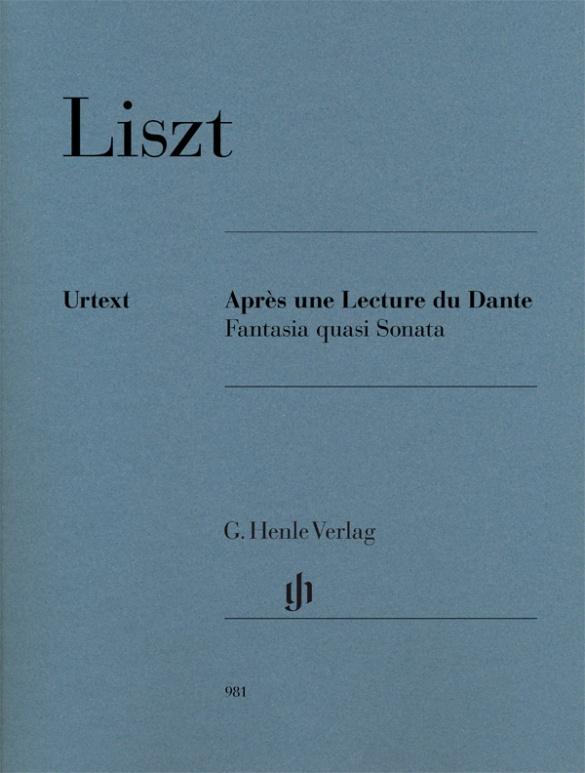 Vorderes Coverbild Liszt, Franz - Après une Lecture du Dante - Fantasia quasi Sonata