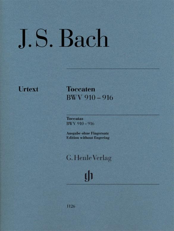 Vorderes Coverbild Toccaten BWV 910-916