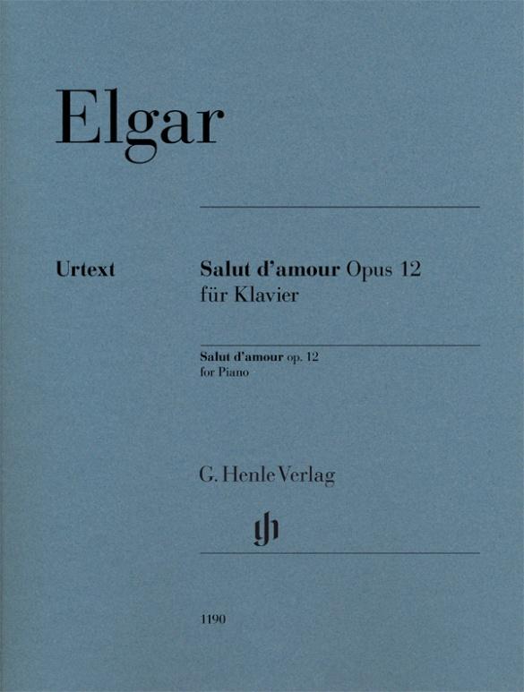 Vorderes Coverbild Salut d'amour op. 12 für Klavier