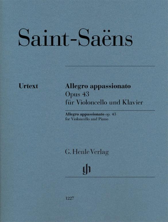 Vorderes Coverbild Allegro appassionato op. 43 for Violoncello and Piano