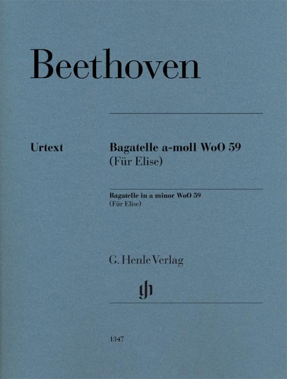 Vorderes Coverbild Bagatelle a-moll WoO 59 (Für Elise)