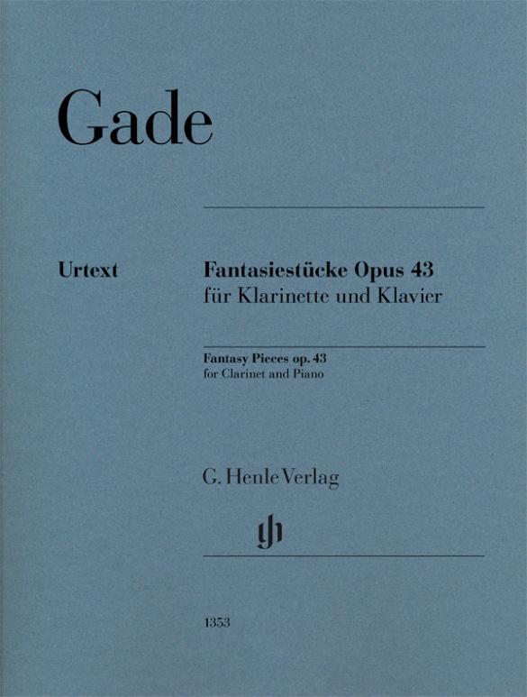 Vorderes Coverbild Fantasiestücke op. 43 für Klarinette und Klavier