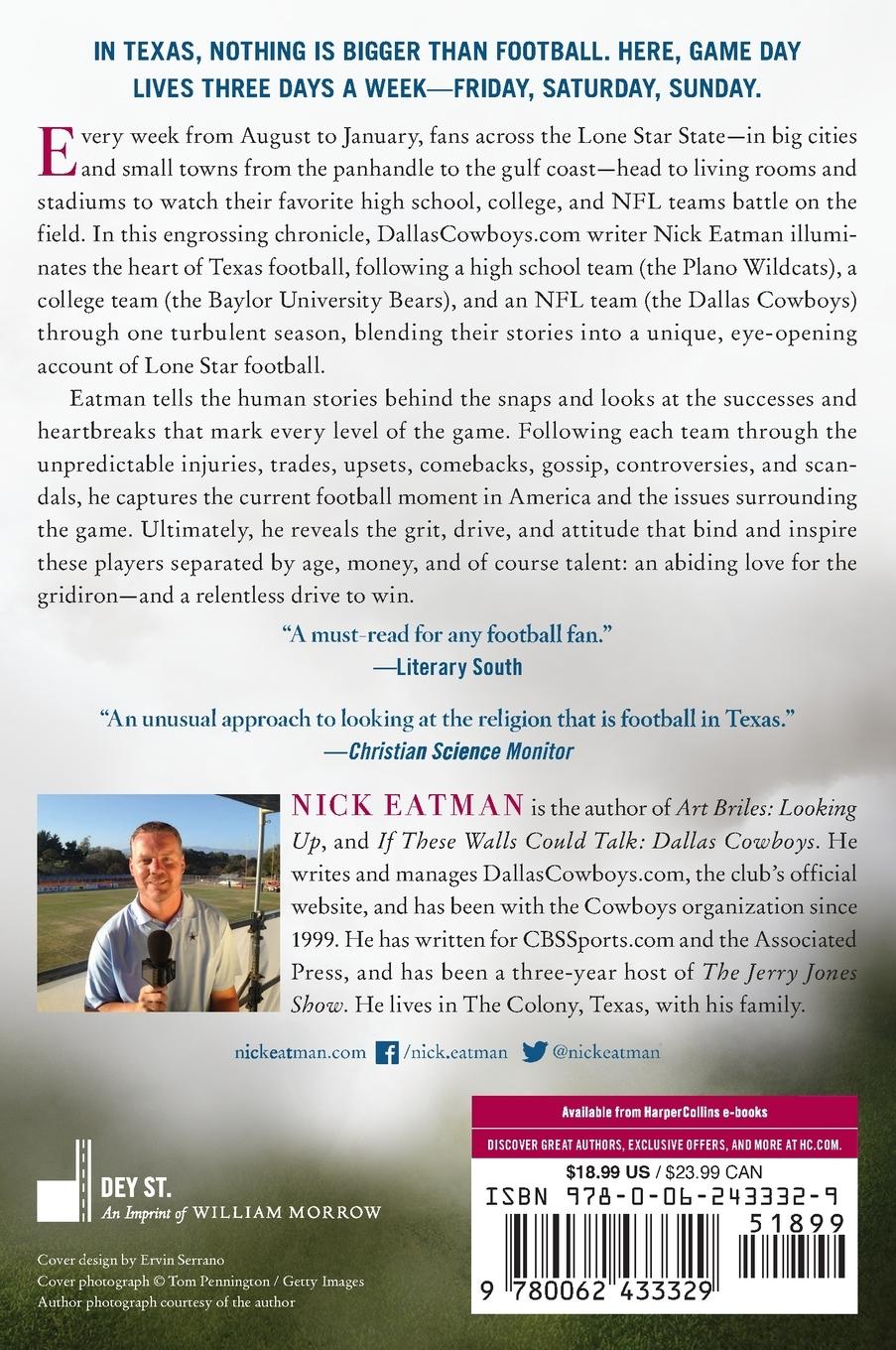 Rückseitencover Friday, Saturday, Sunday in Texas