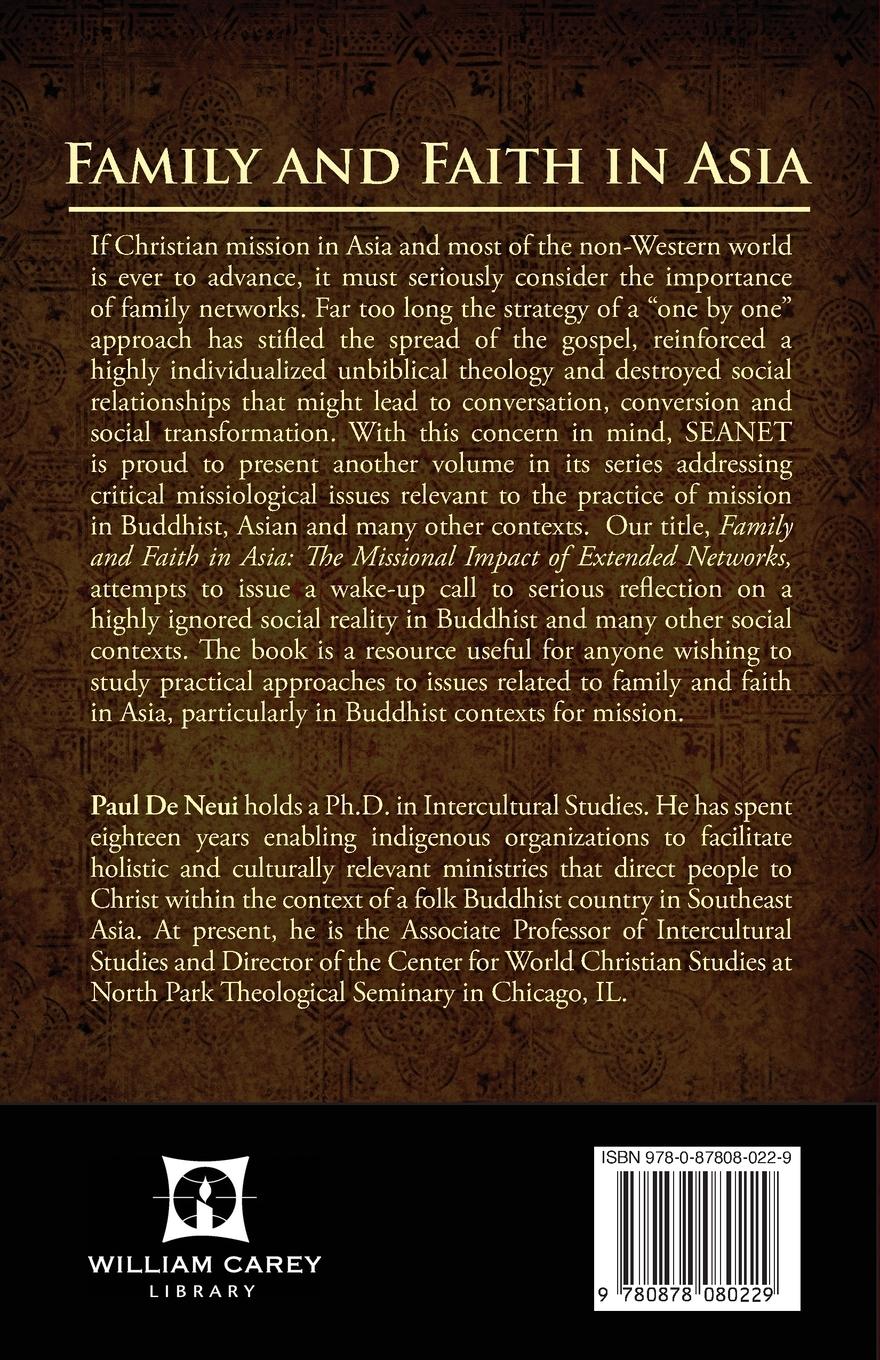Rückseitencover Family and Faith in Asia