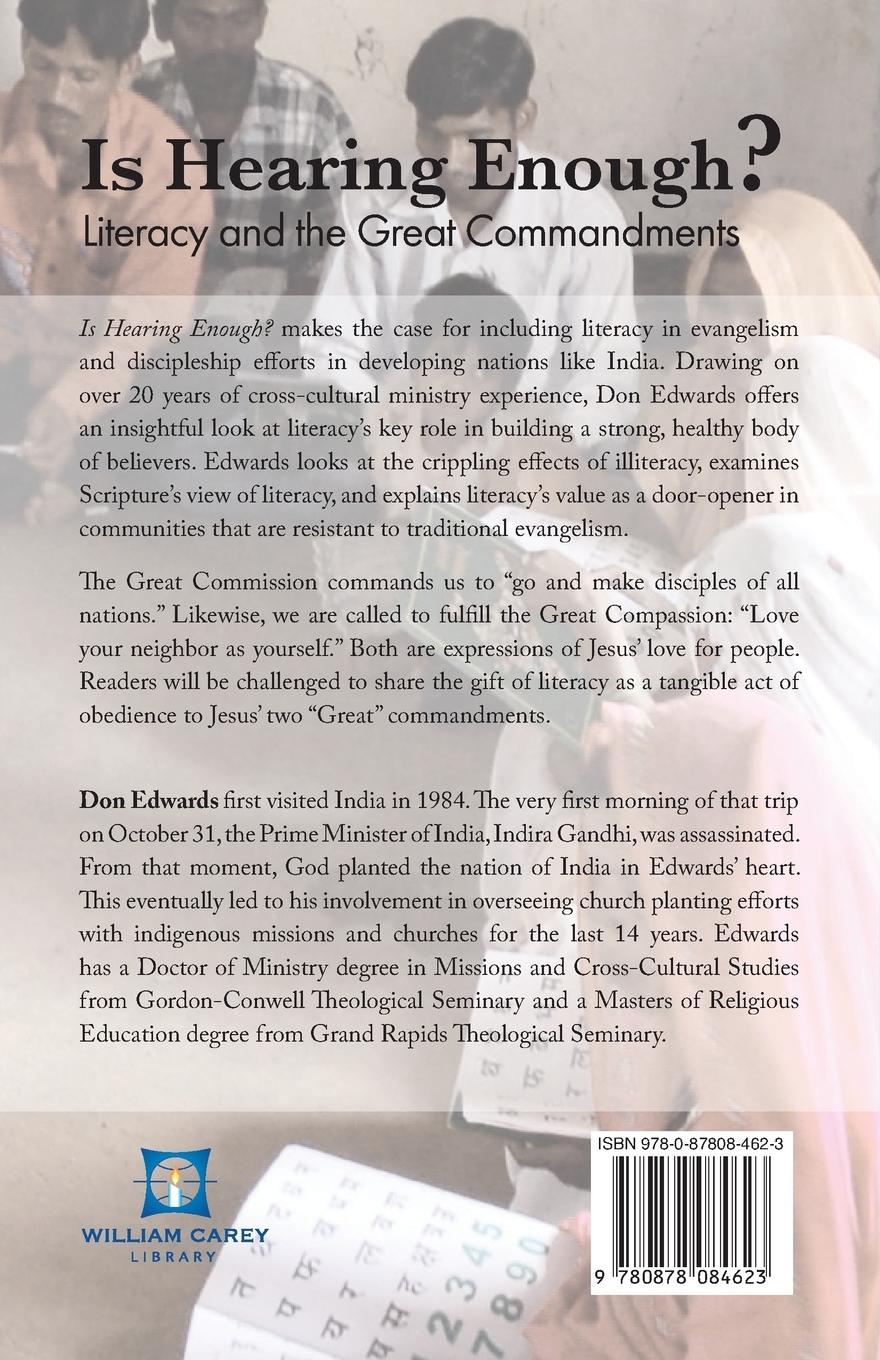 Rückseitencover Is Hearing Enough? Literacy and the Great Commission