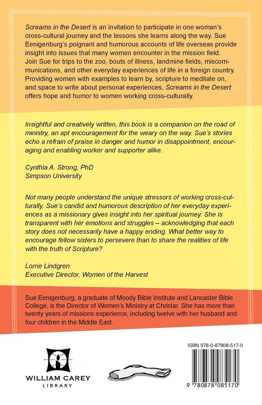 Rückseitencover Screams in the Desert